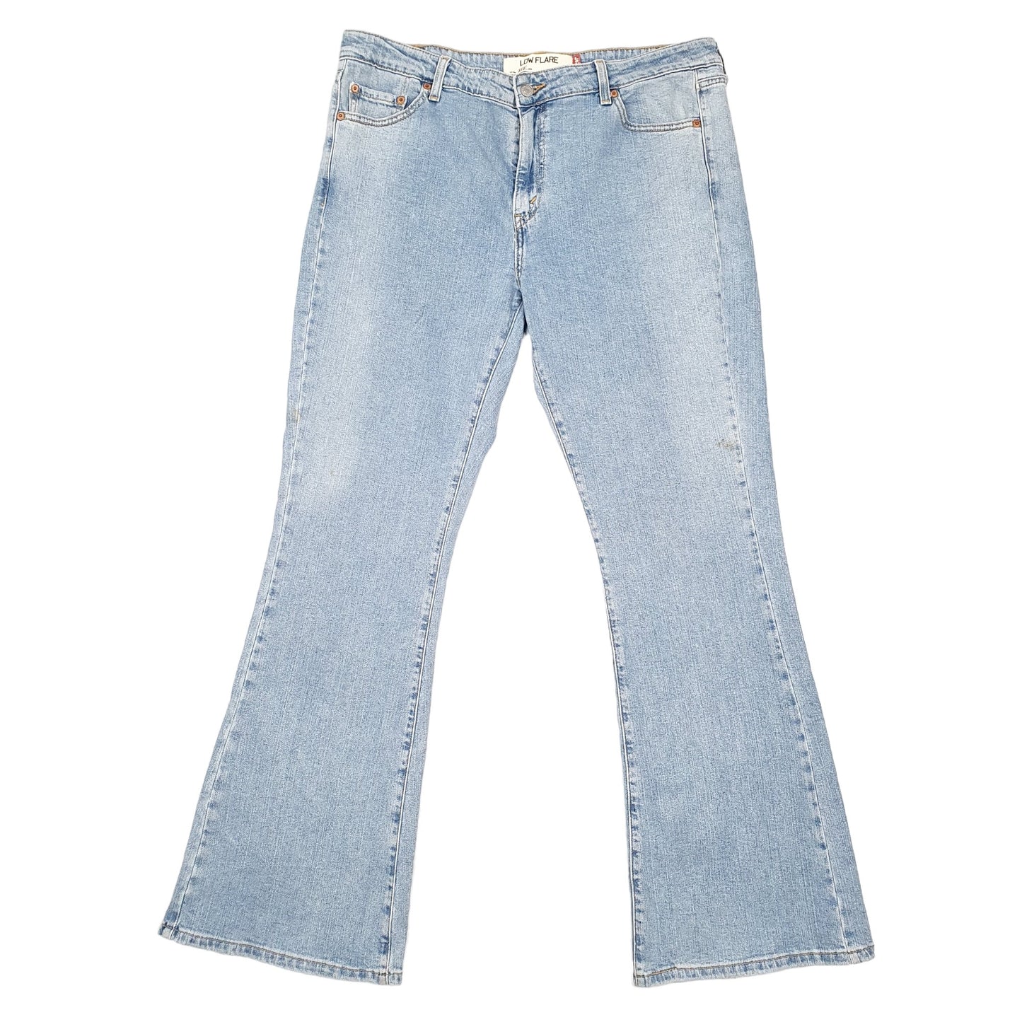 Levis Casual Flared Fit 519 Low Jeans UK20 Blue