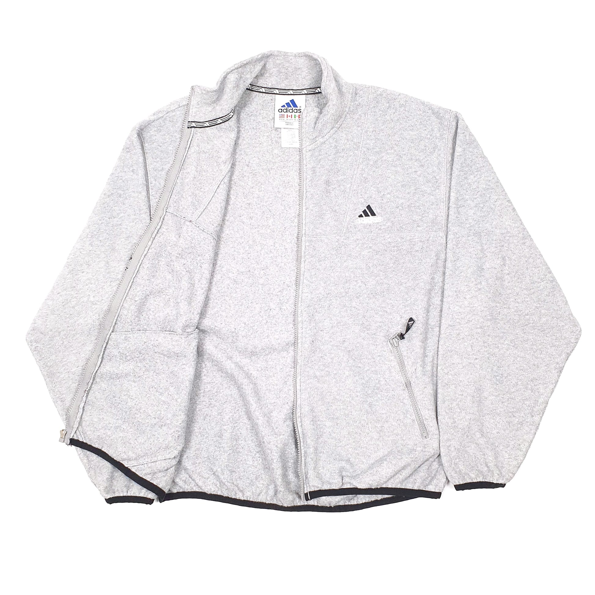 Adidas Full Zip Fleece L Grey