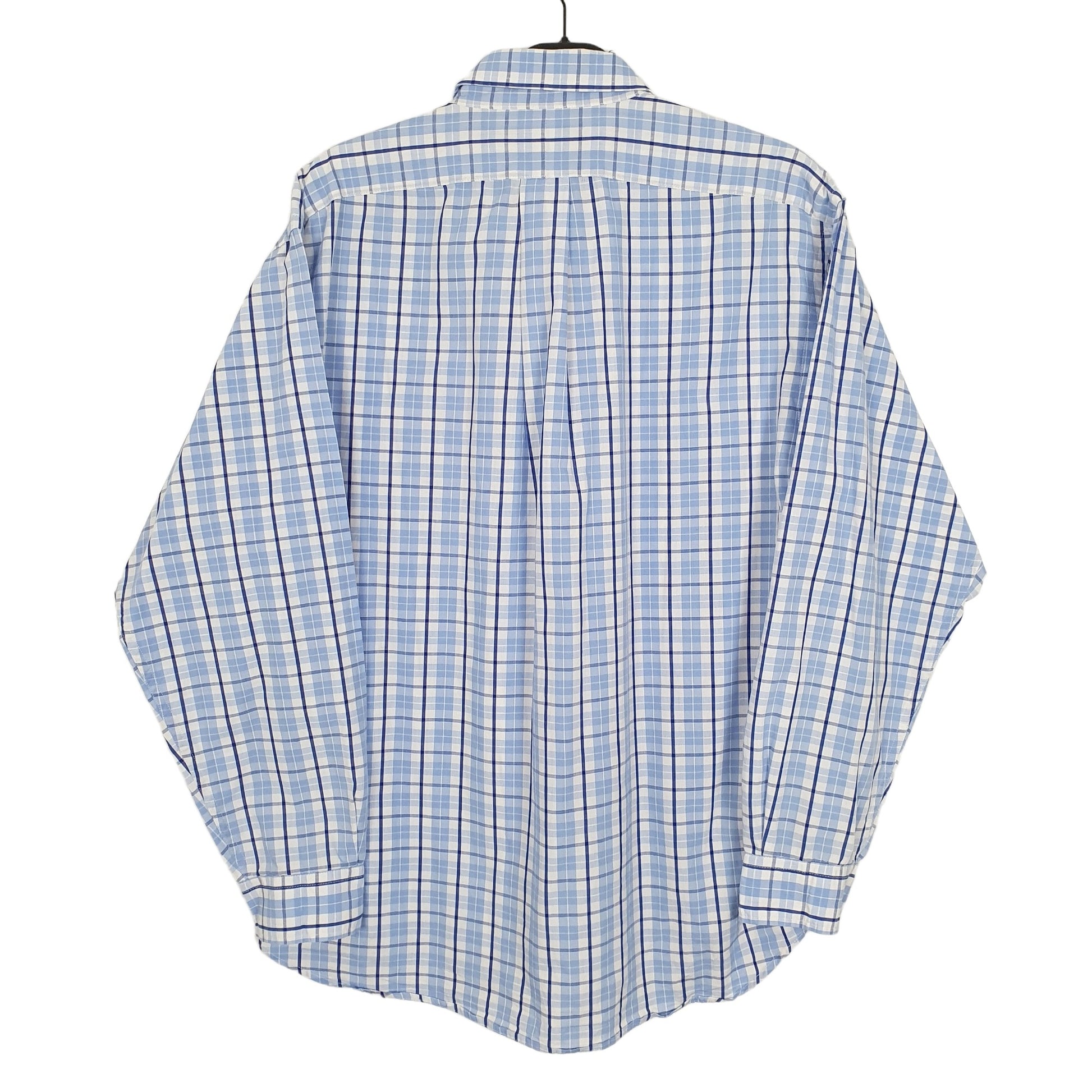 Ralph Lauren Long Sleeve Blake Fit Check Shirt Blue