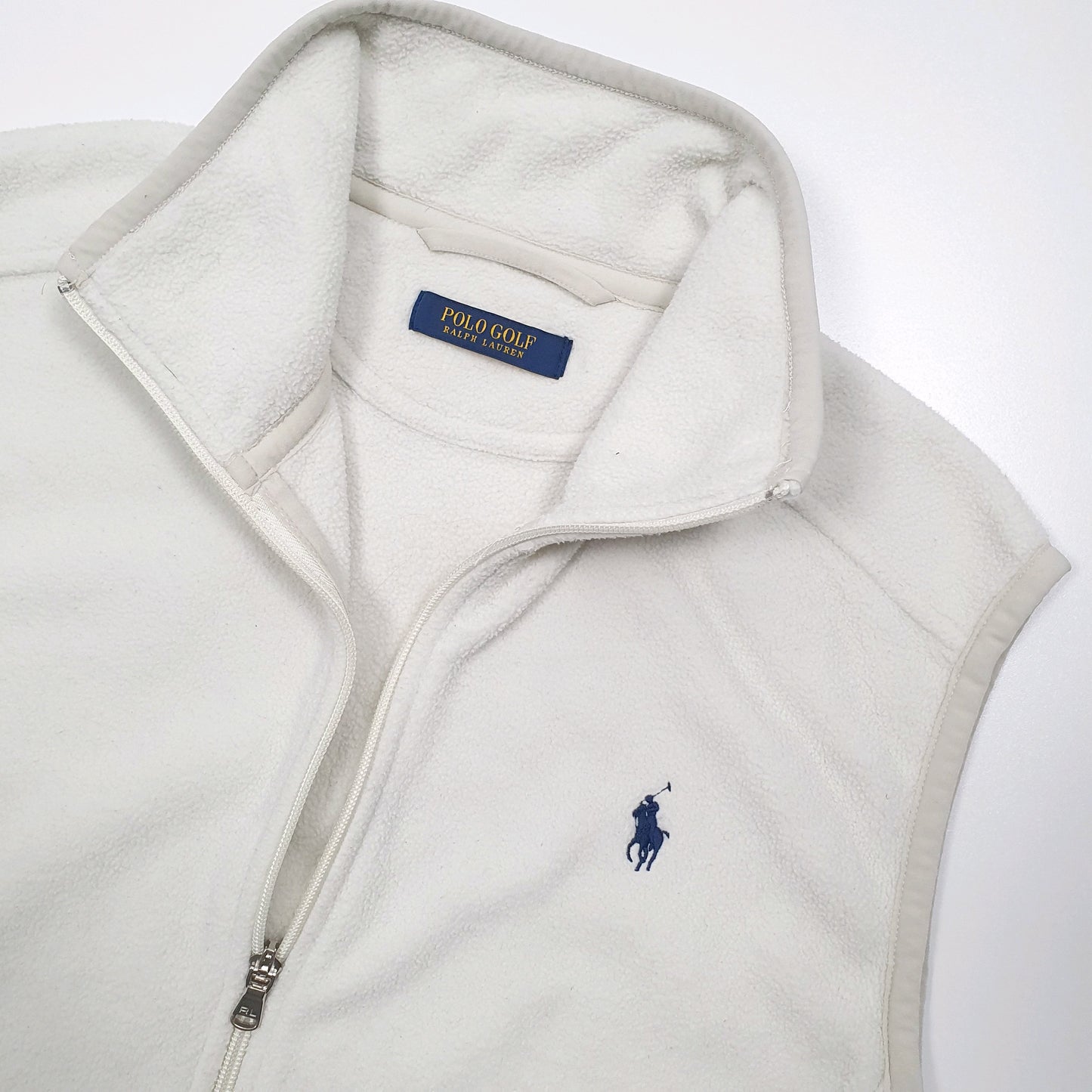 Polo Ralph Lauren Golf Gilet Fleece M Cream