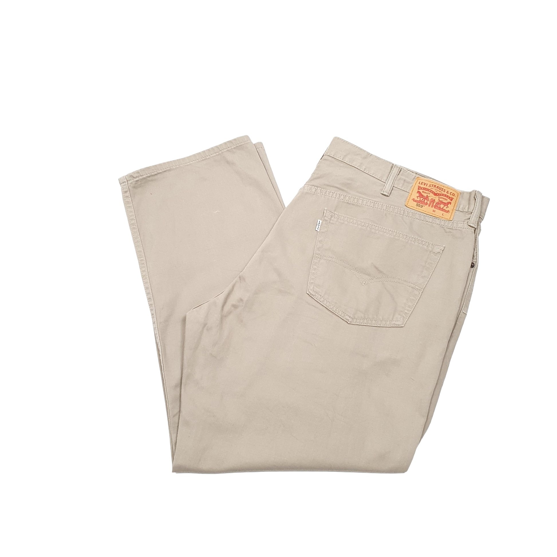 Levis 559 Relaxed Fit Jeans W46 L29 Beige