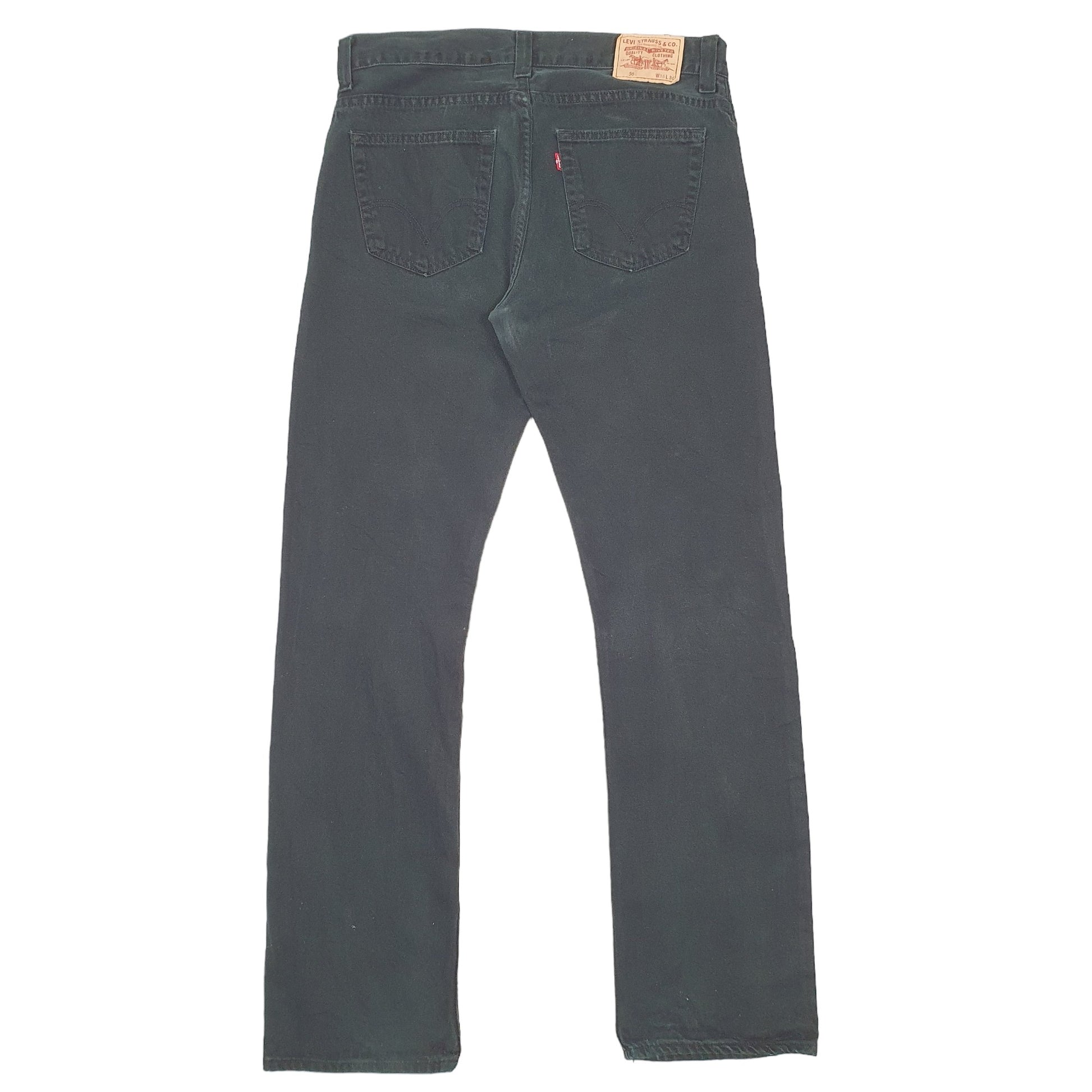 Mens Black Levis  505 JeansW36 L36