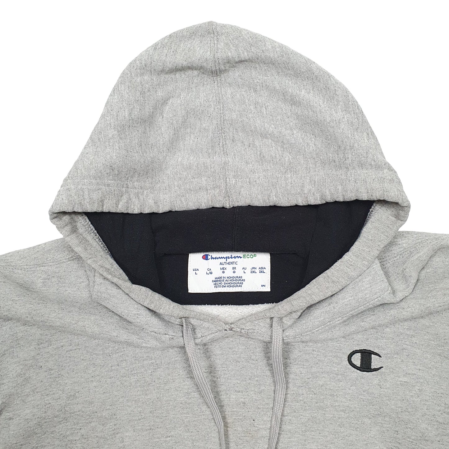 Mens Grey Champion  Hoodie Jumper
