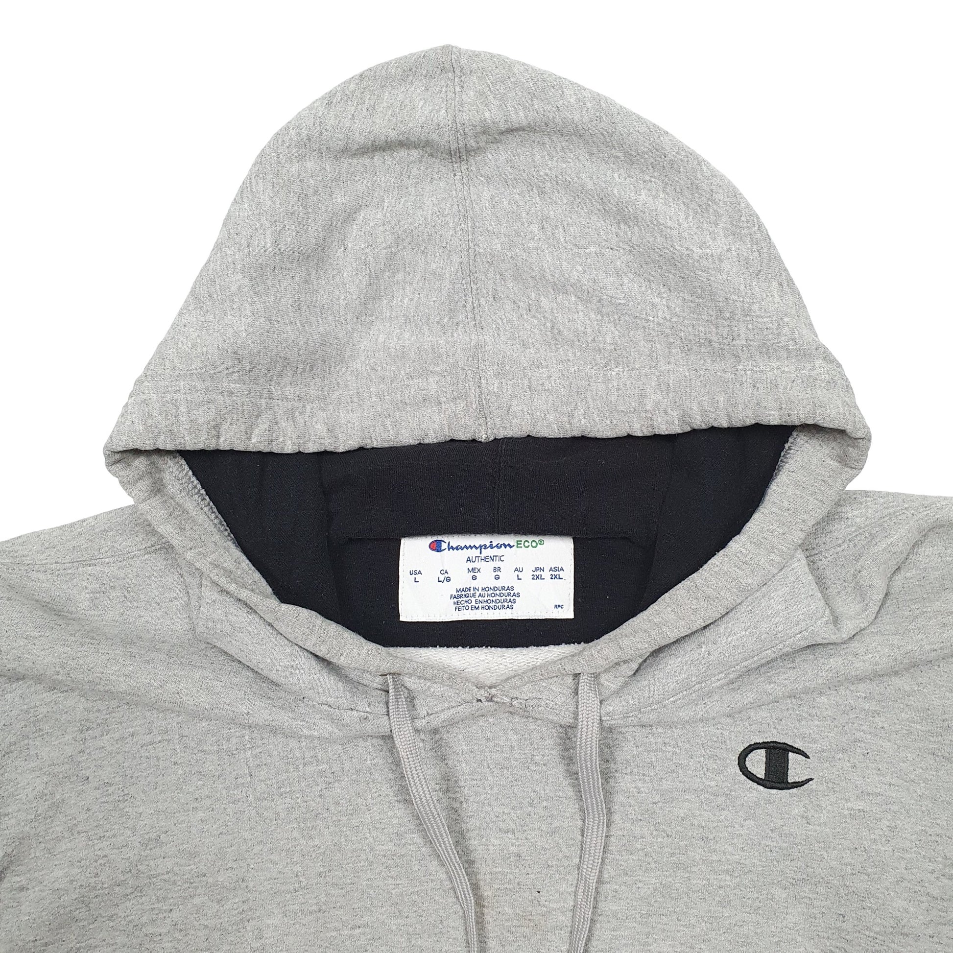 Mens Grey Champion  Hoodie Jumper
