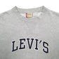 Mens Grey Levis  Hoodie Jumper
