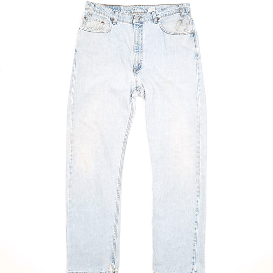 Levis 505 Regular Fit Made In USA Vintage Jeans W36 L33 Blue