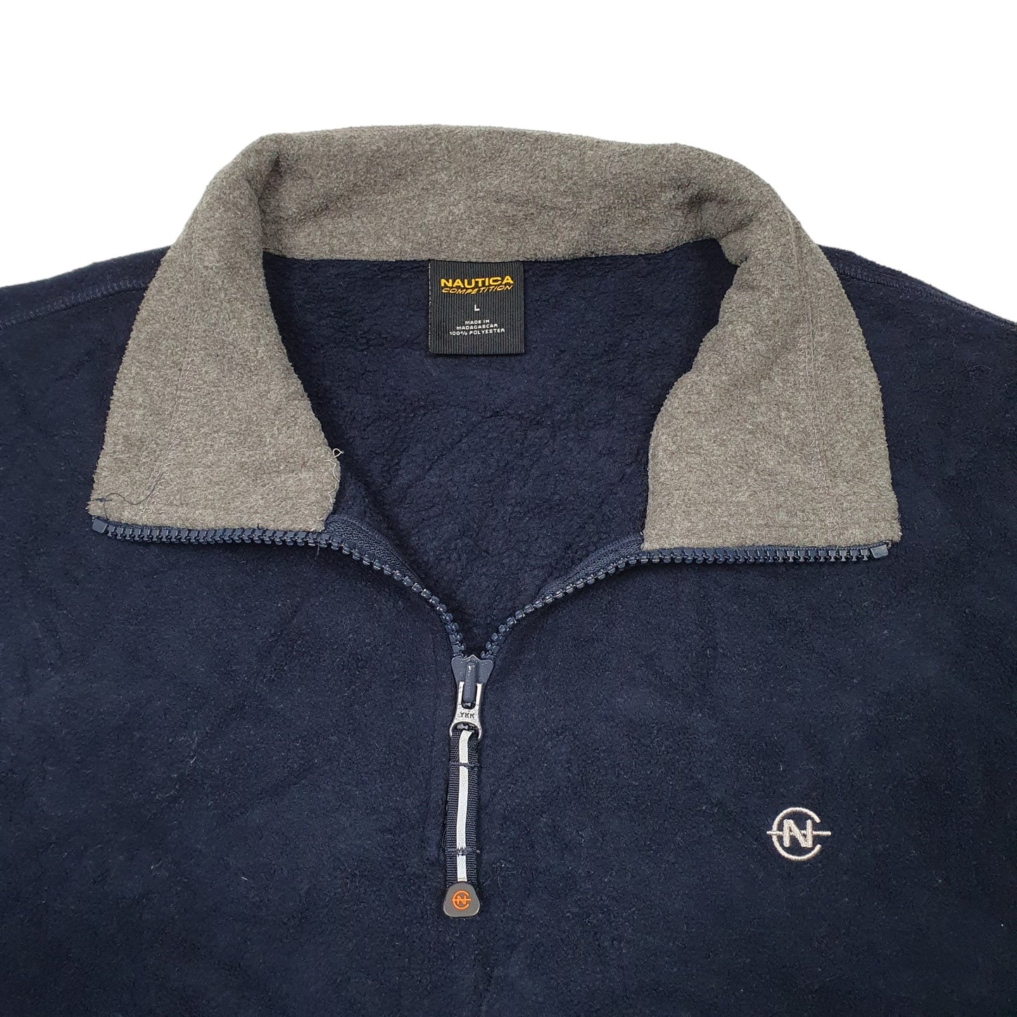 Mens Navy Nautica Competition Quarter Zip Jumper