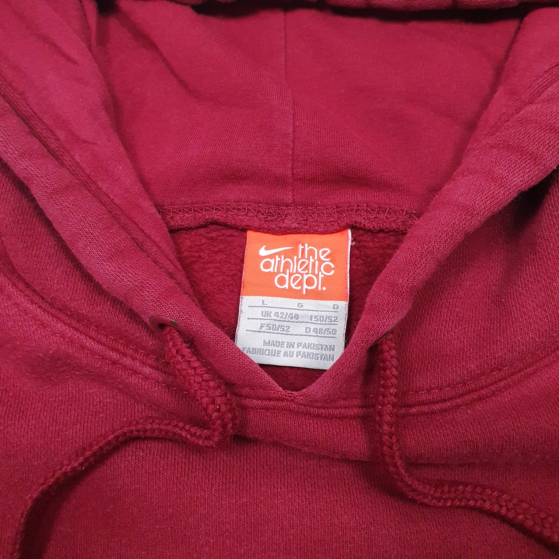 Mens Burgundy Nike The Athletic Dept Hoodie Jumper