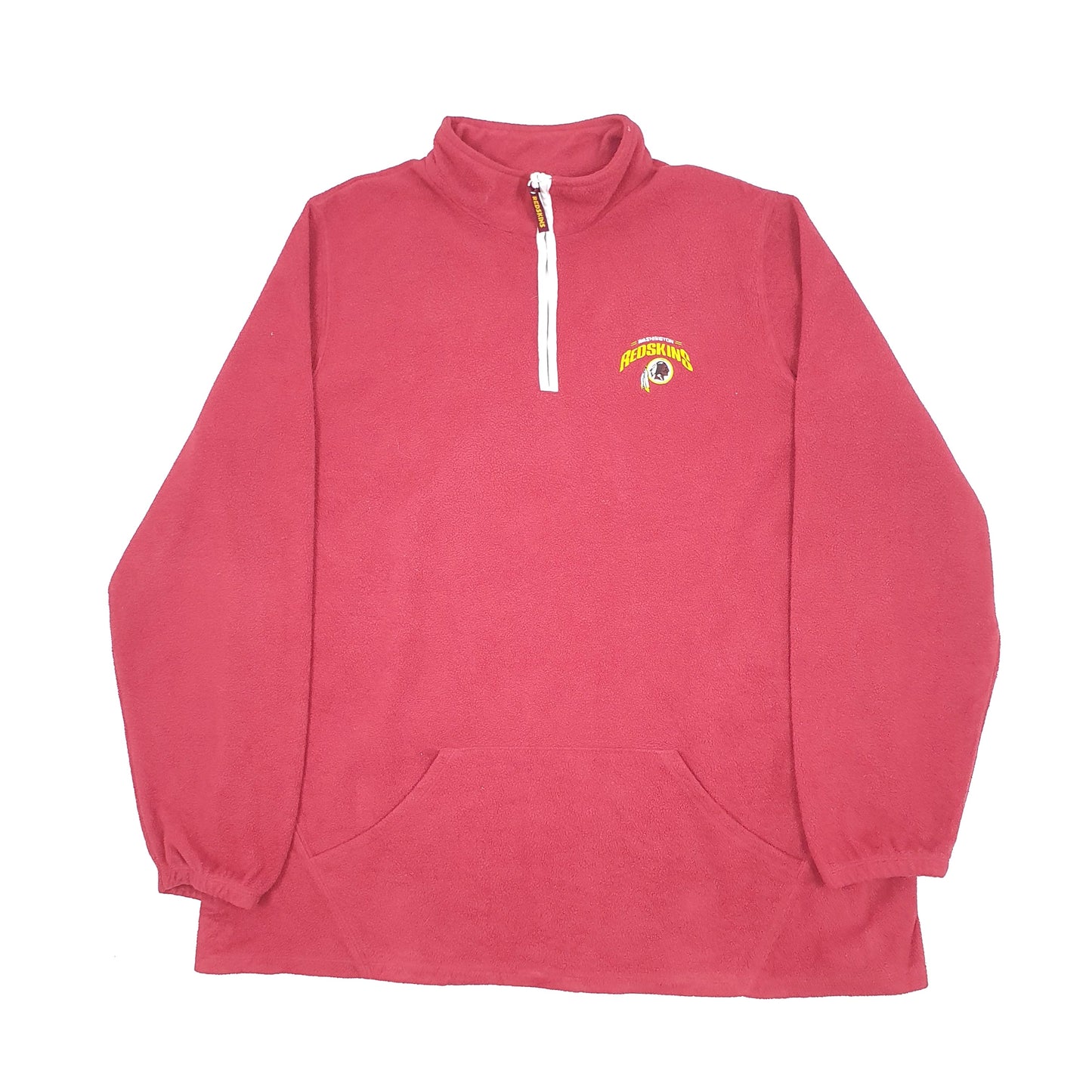 NFL Washington Redskins Quarter Zip Fleece XXL Red