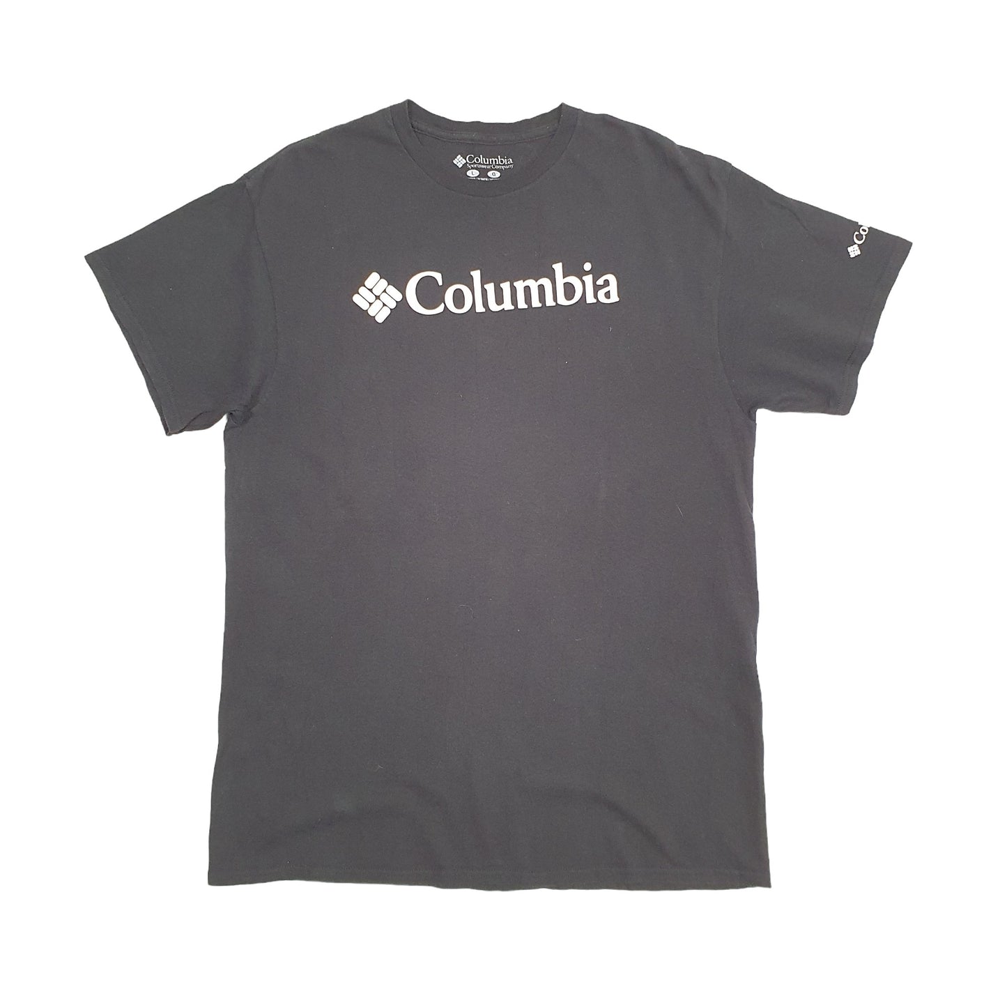 Mens Black Columbia Sportswear  Short Sleeve T Shirt