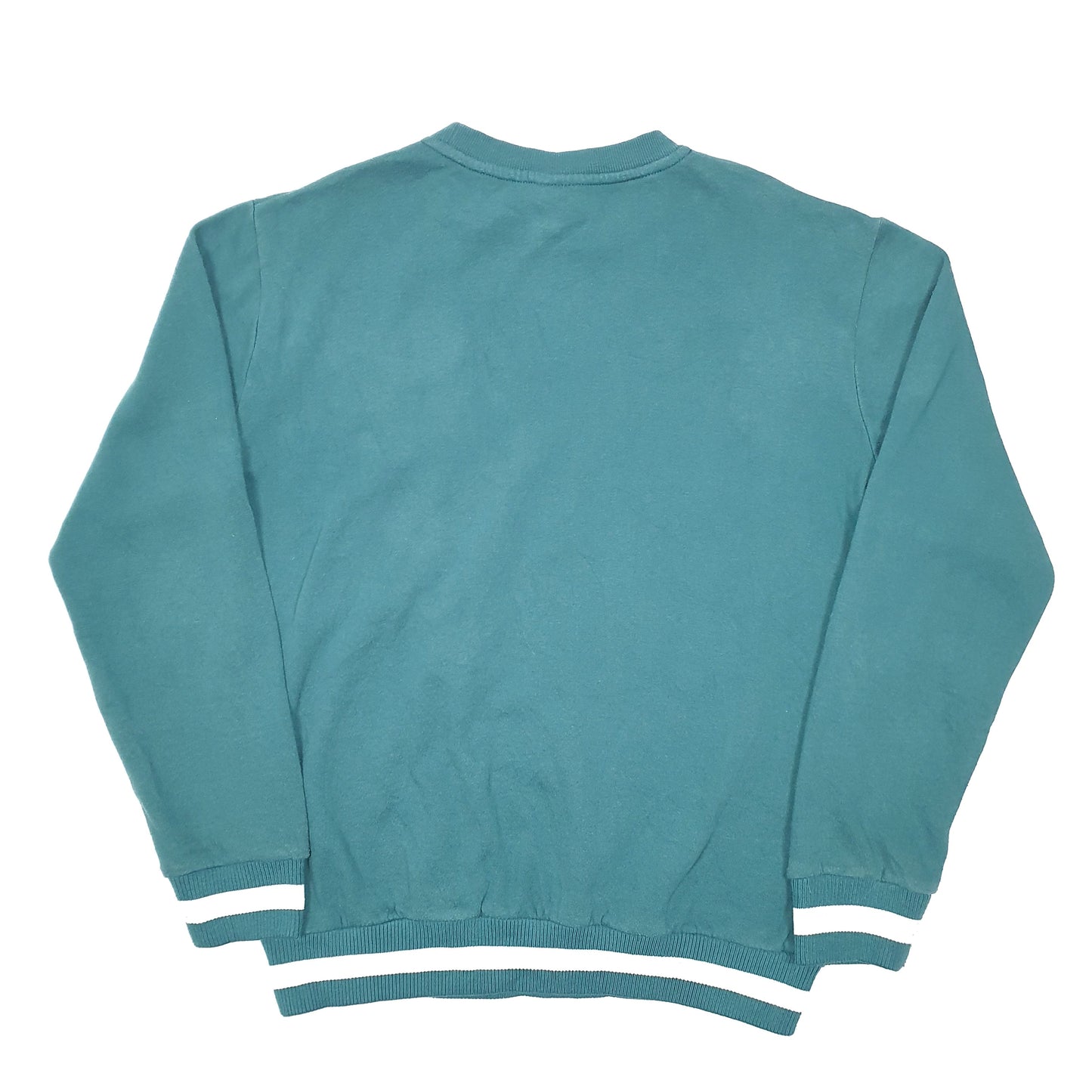 Mens Green Dickies Letterman Work Wear Crewneck Jumper