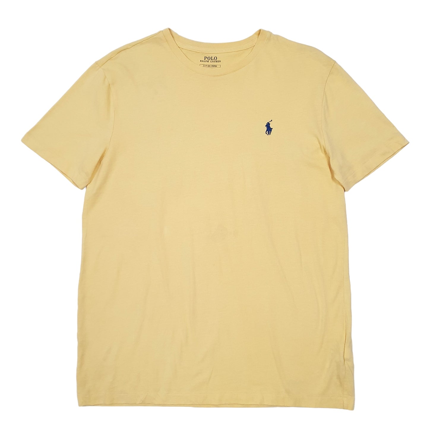 Mens Yellow Polo Ralph Lauren Polo Short Sleeve T Shirt