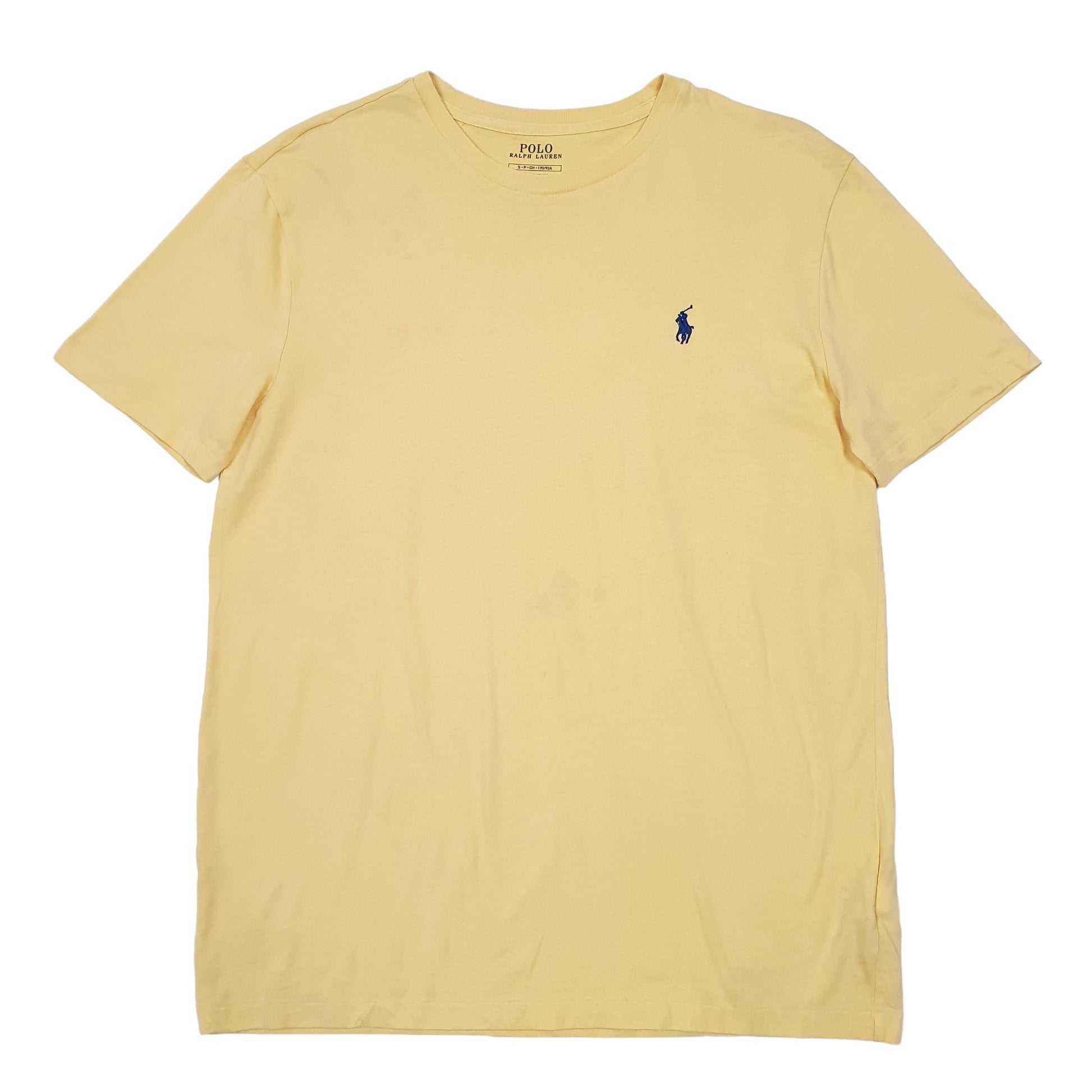 Mens Yellow Polo Ralph Lauren Polo Short Sleeve T Shirt