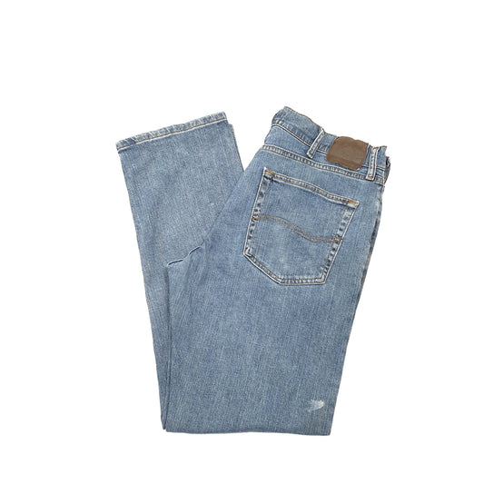Lee Casual Regular Fit Straight Jeans W34 L29 Blue