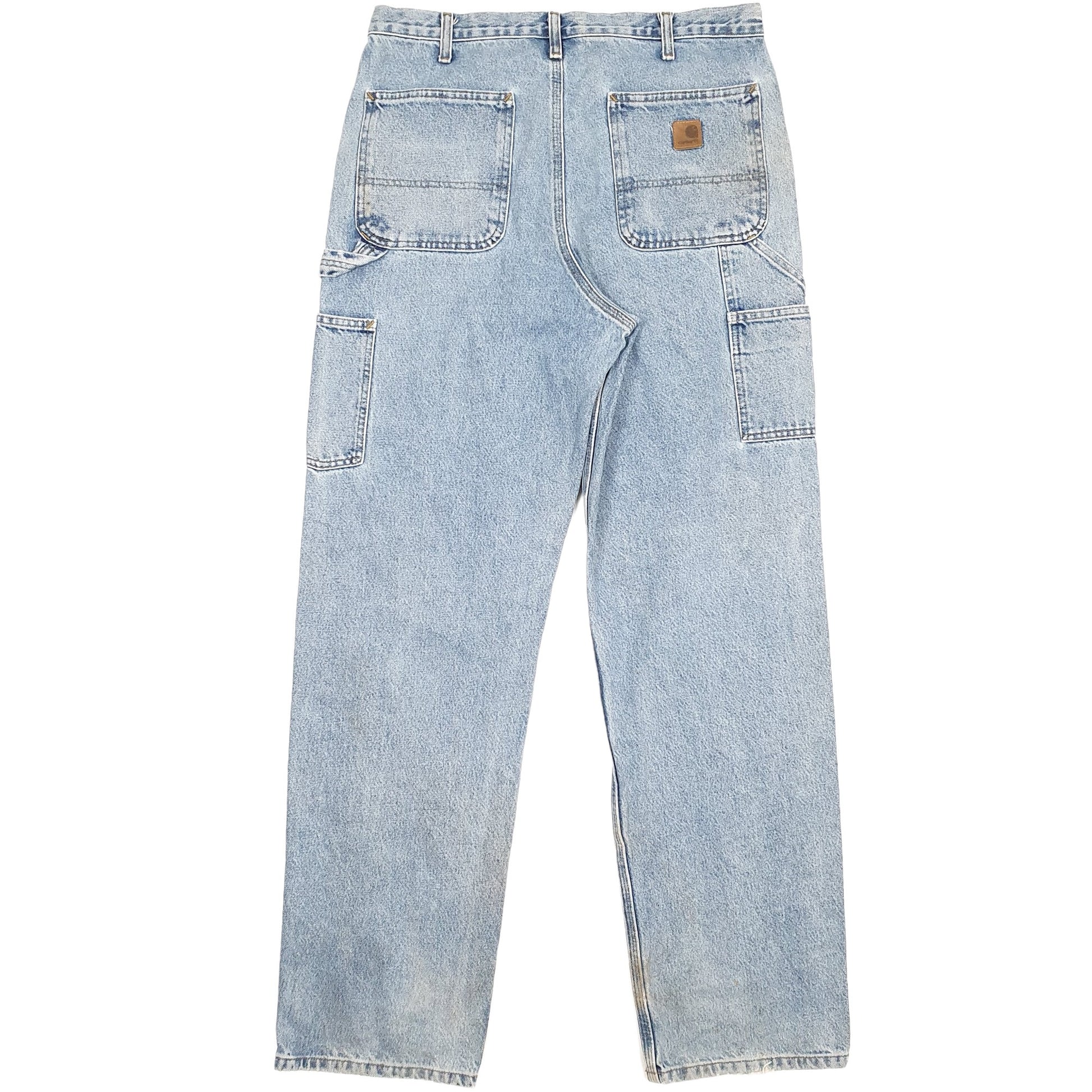 Carhartt Casual Loose Fit Carpenter Jeans W34 L34 Blue