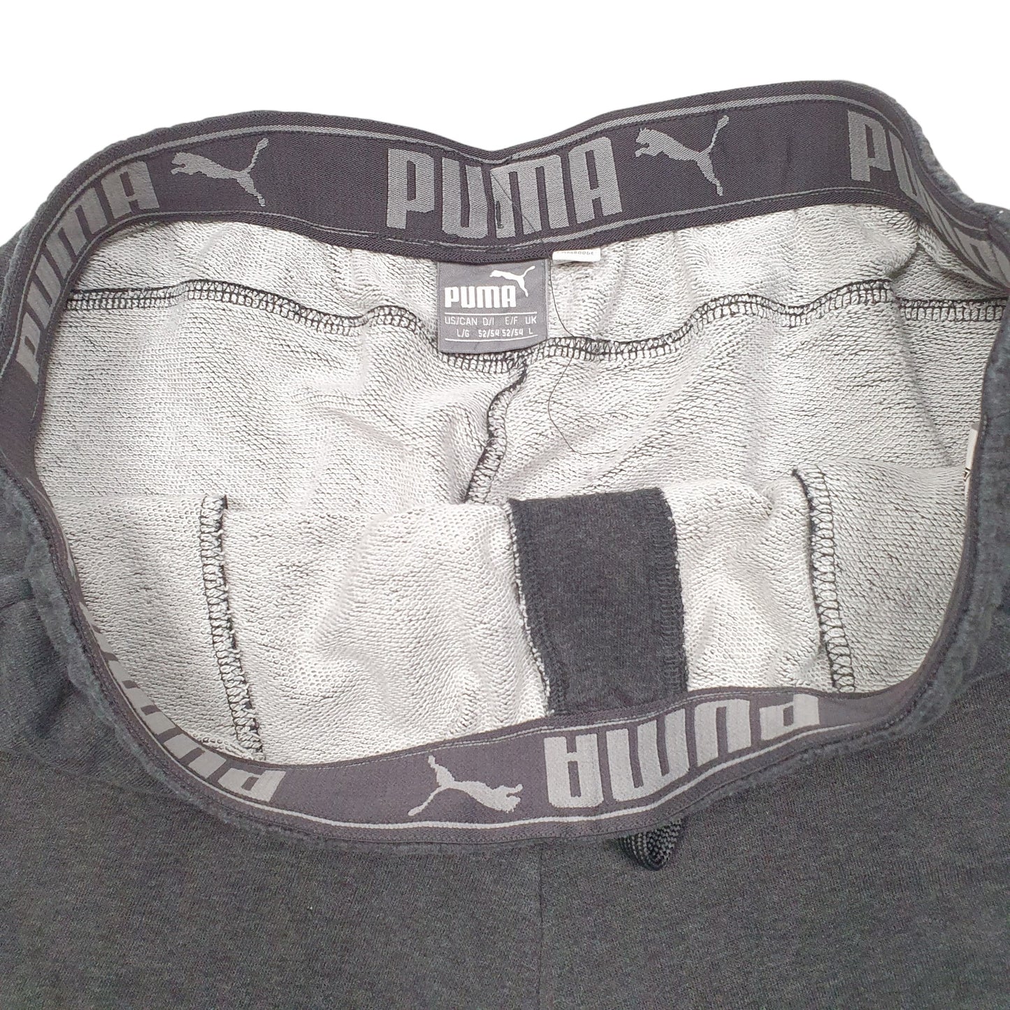 Mens Grey Puma Active Gym Workout Jogger Trousers