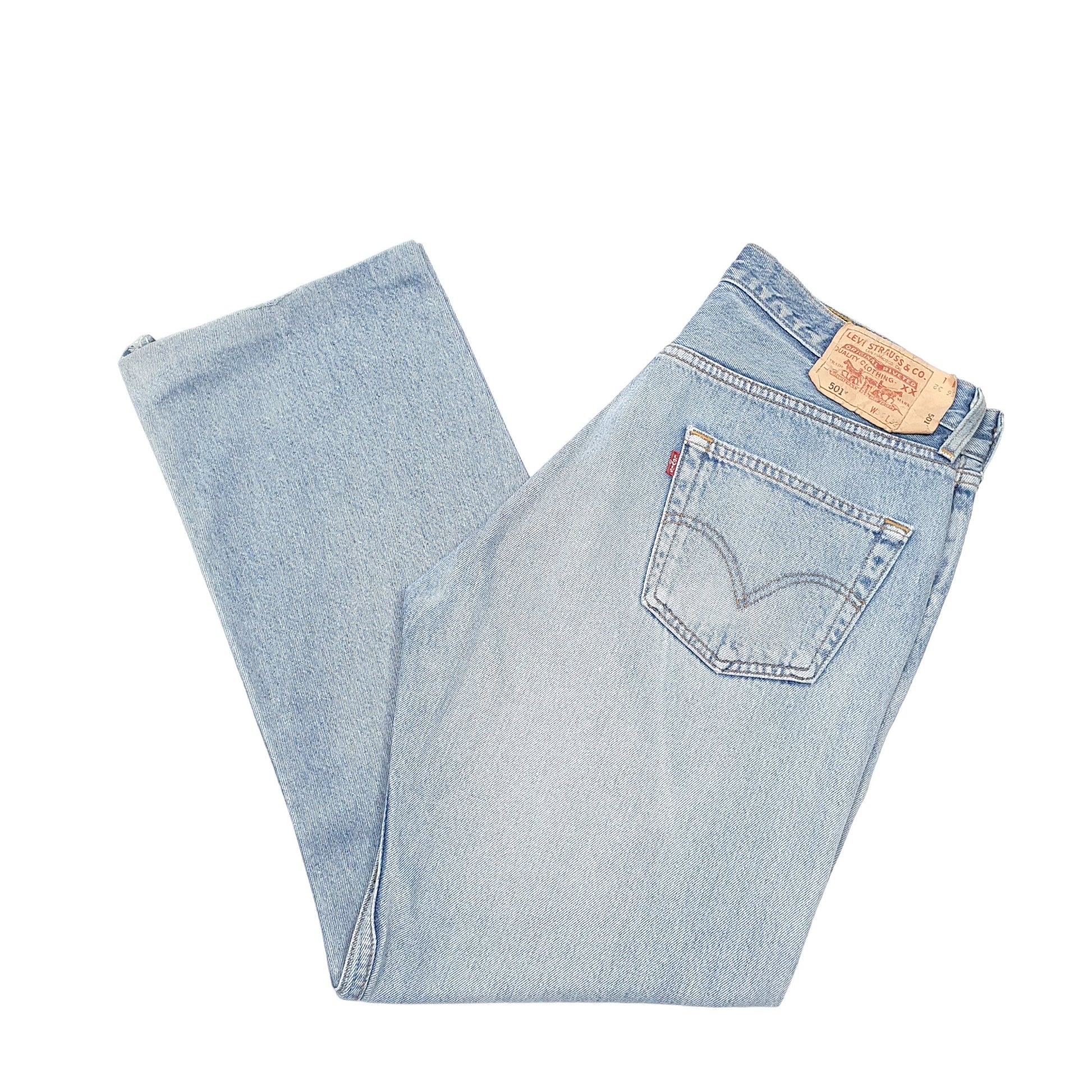 Mens Blue Levis  501 JeansW36 L30