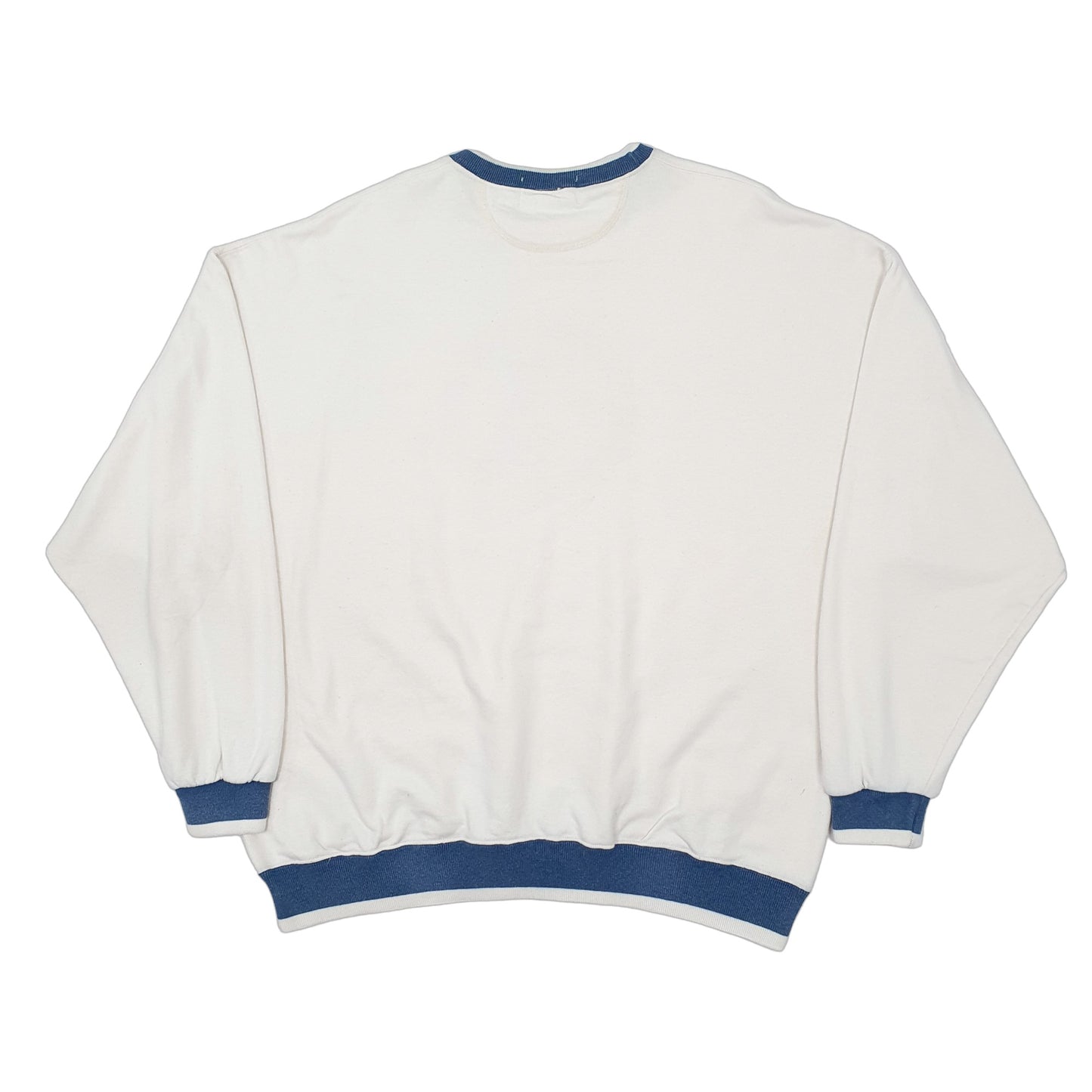 Mens Cream Disney Vintage 1980s P.R.O Mickey Mouse Golf Made in USA Crewneck Jumper