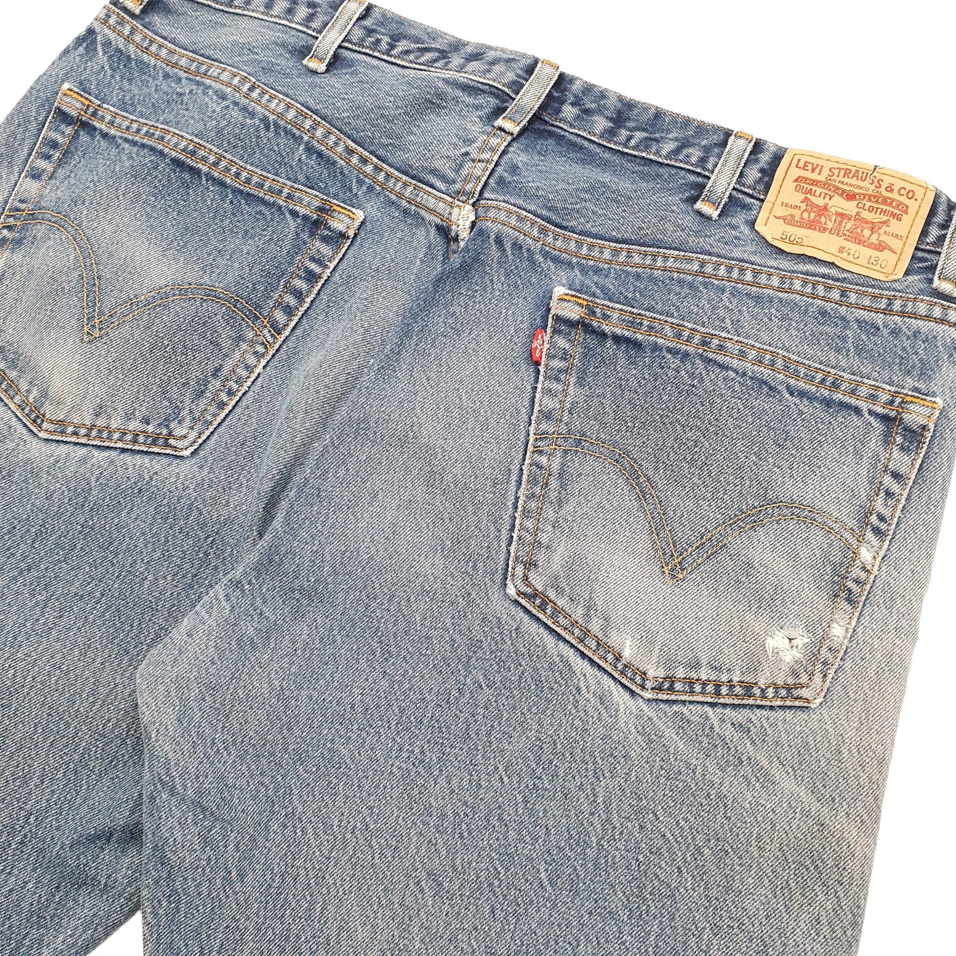 Levis 505 Regular Fit Jeans W40 L30 Blue