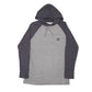 Mens Grey Quiksilver Boarding Lightweight Hoodie Jumper