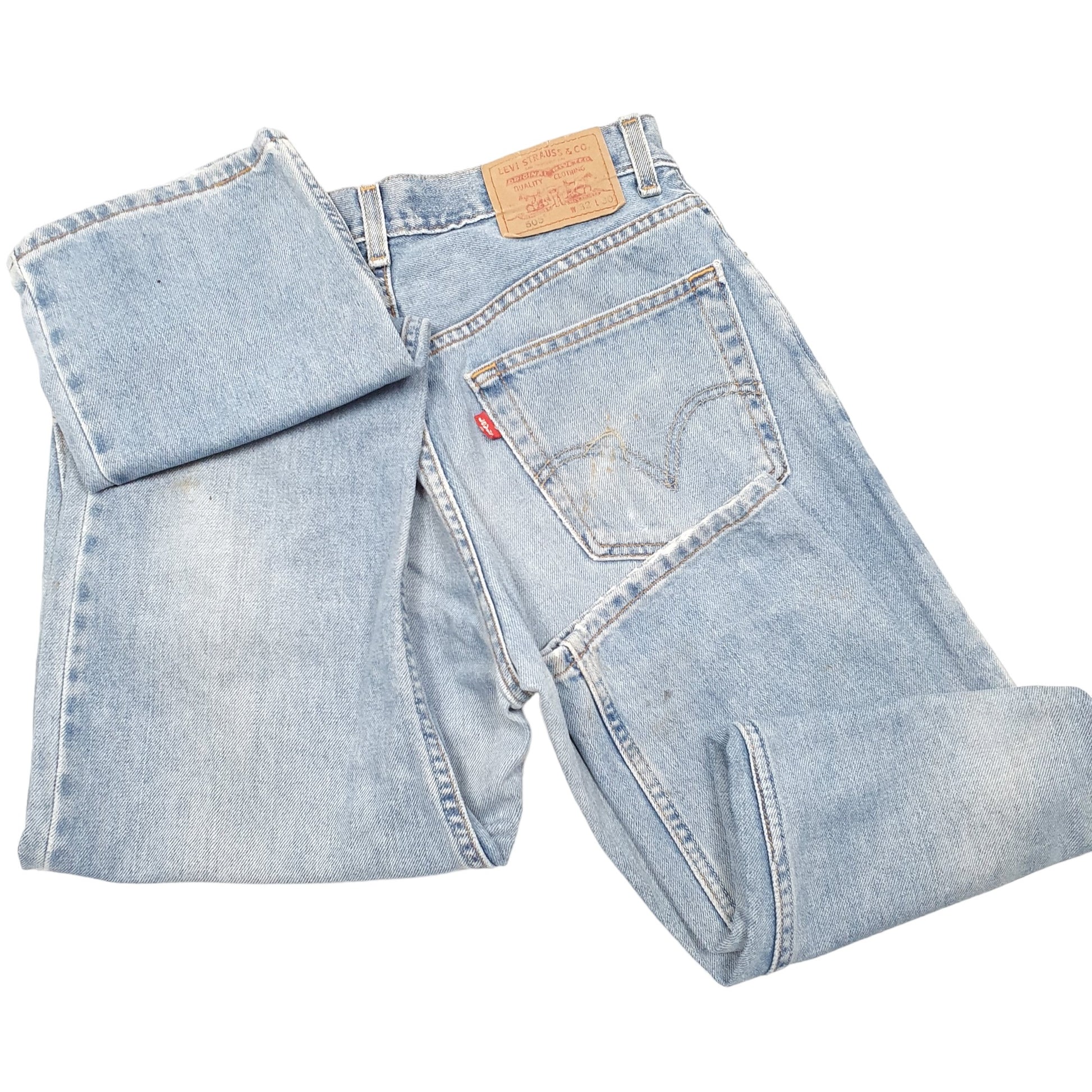 Mens Blue Levis  505 JeansW32 L30