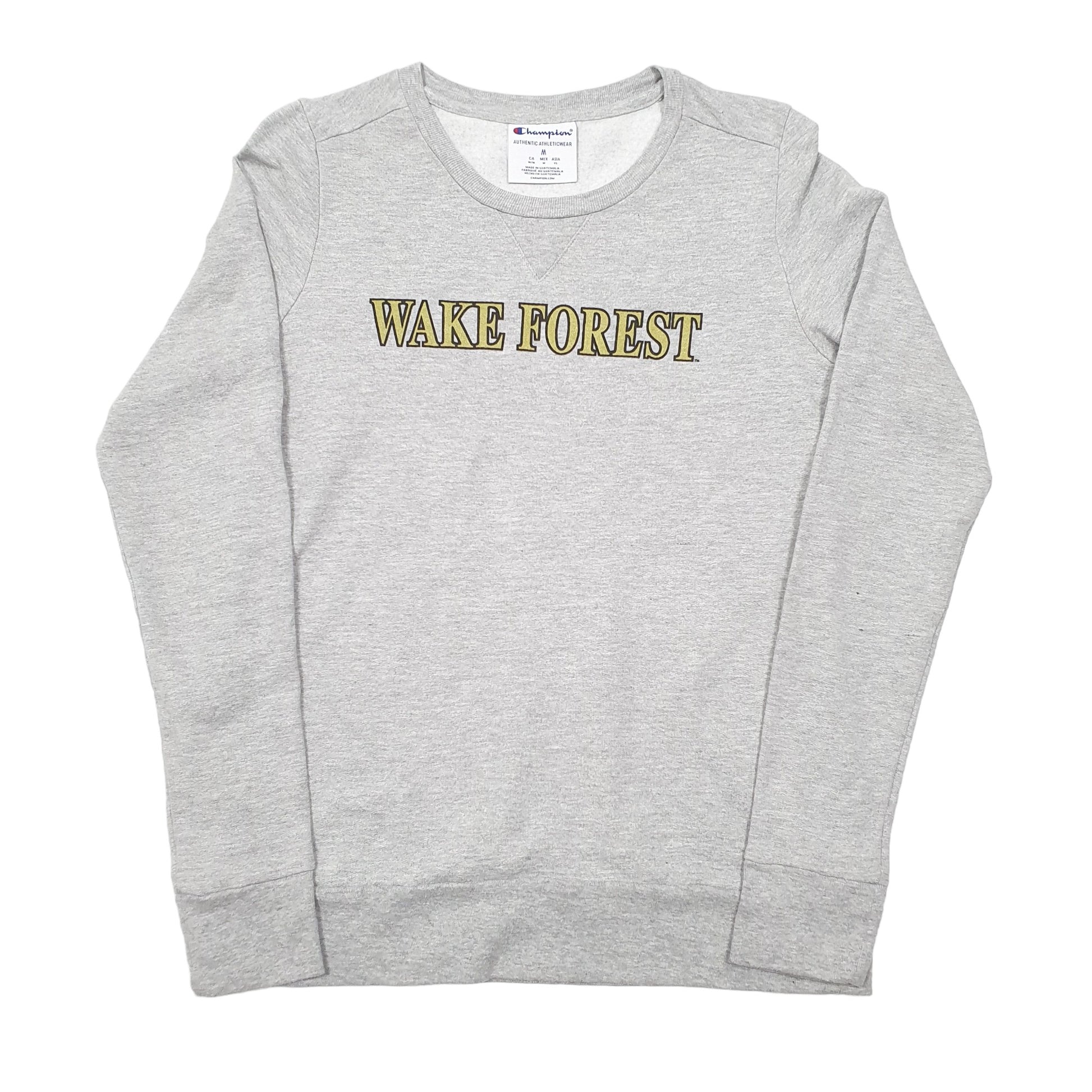 Womens Grey Champion Wake Forest Crewneck Jumper
