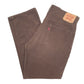 Mens Brown Levis  Corduroy Trousers