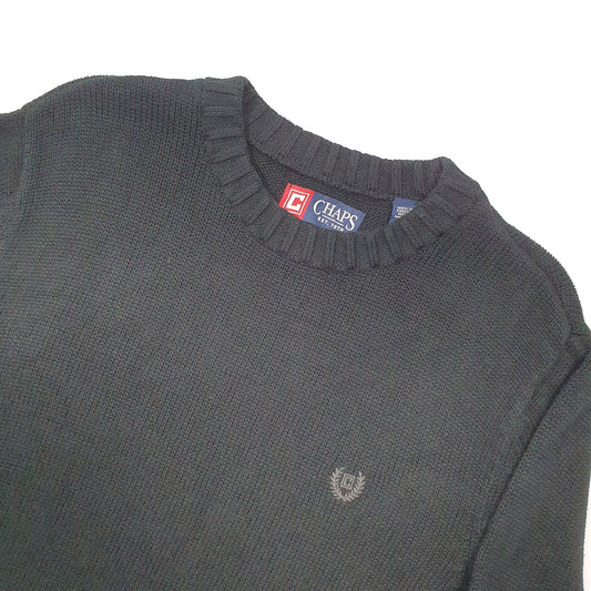 Chaps Crewneck M Black