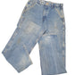 Mens Blue Carhartt  Carpenter JeansW32 L36