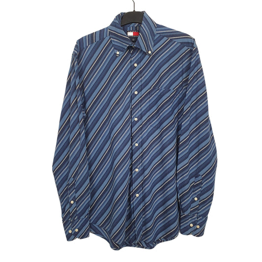 Tommy Hilfiger Long Sleeve Regular Fit Check Shirt Blue