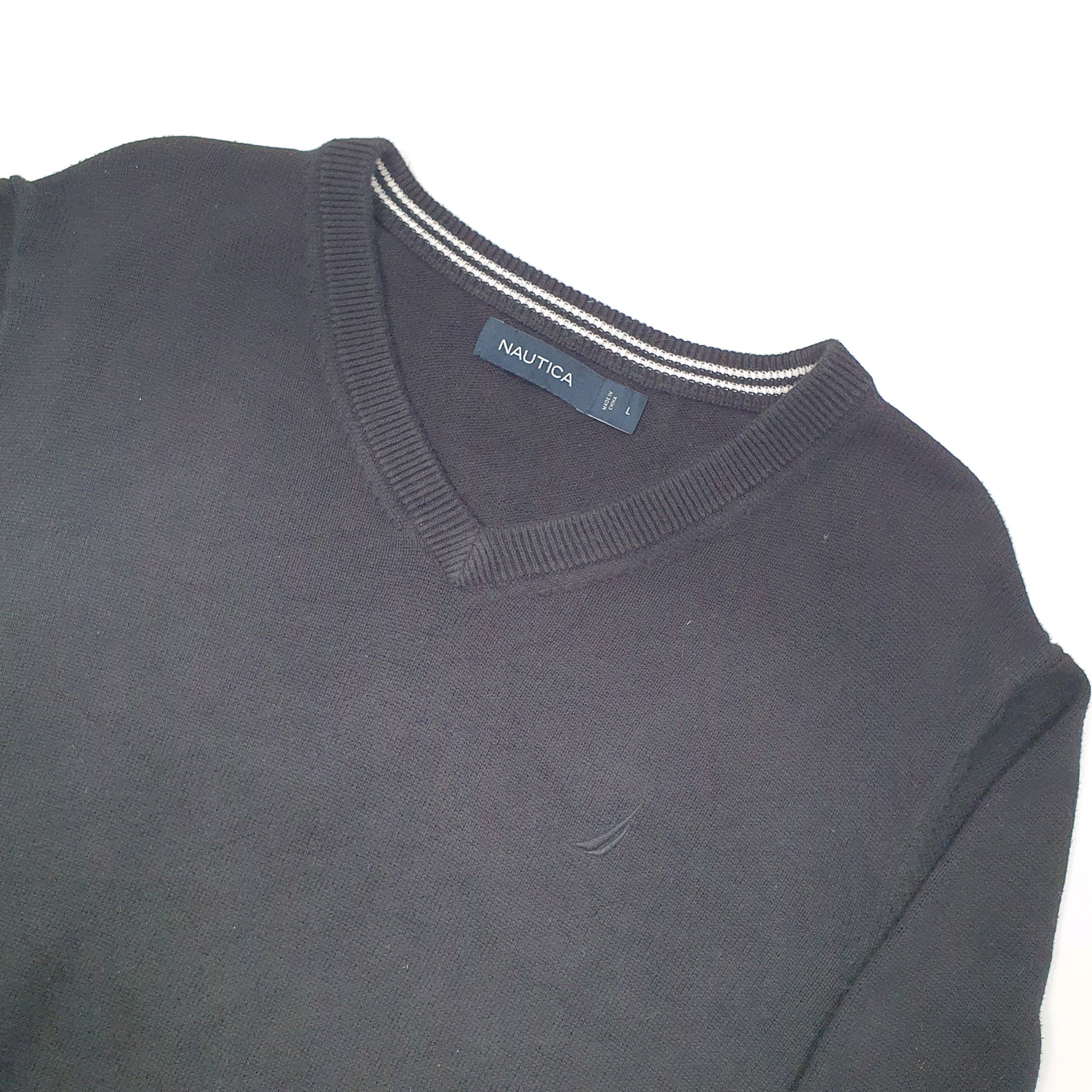 Nautica V Neck M Black