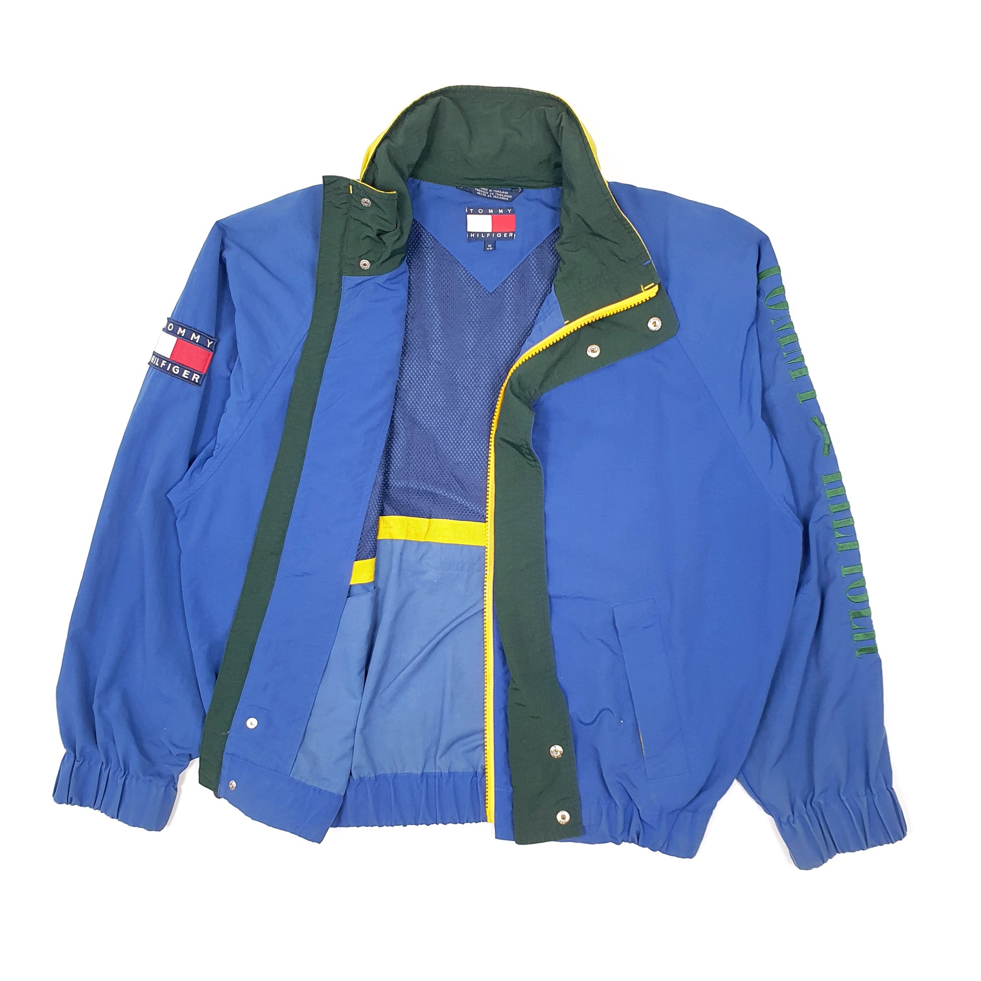 Mens Blue Tommy Hilfiger Vintage 1990s  Coat