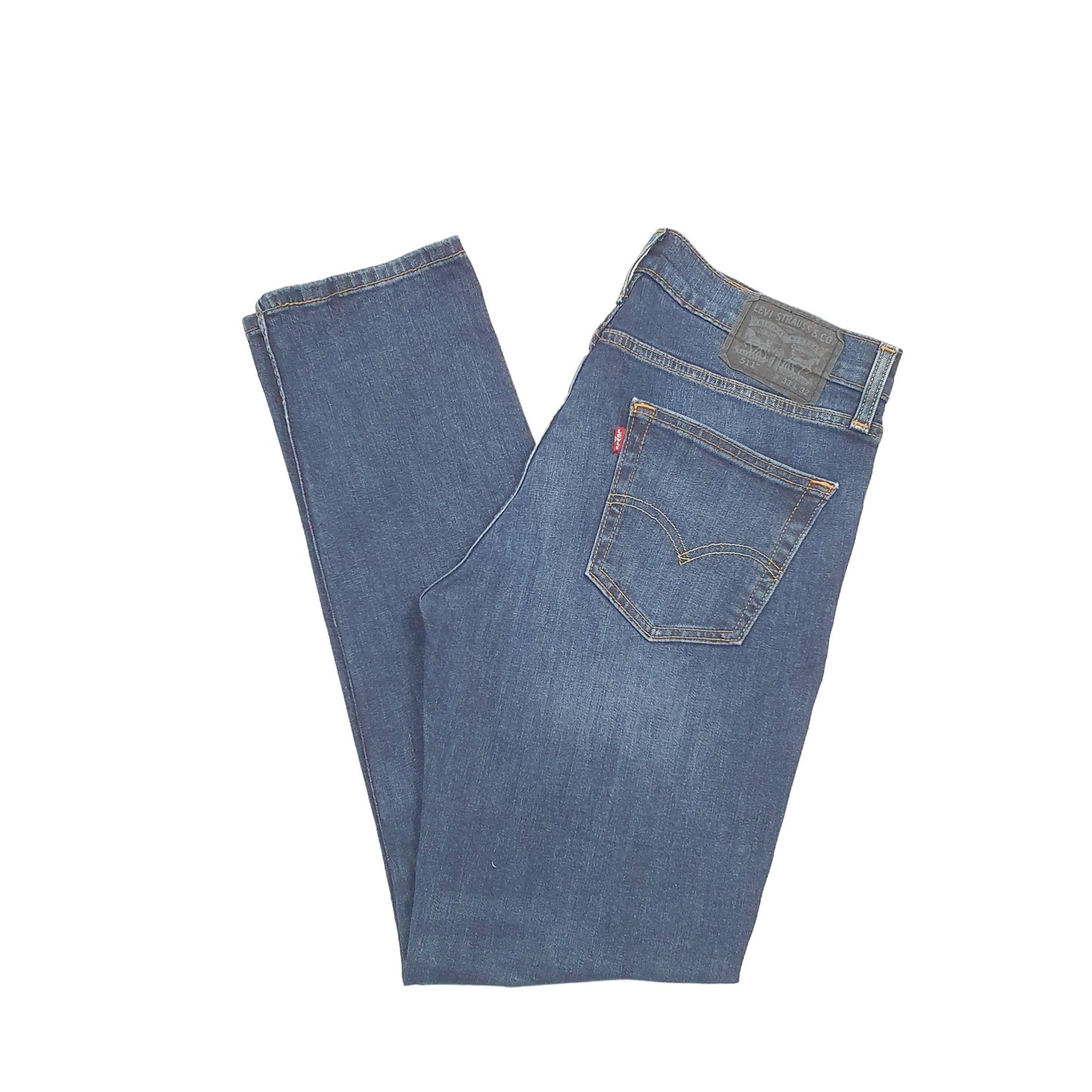 Levis 511 Slim Fit Stretch Jeans W33 L31 Blue