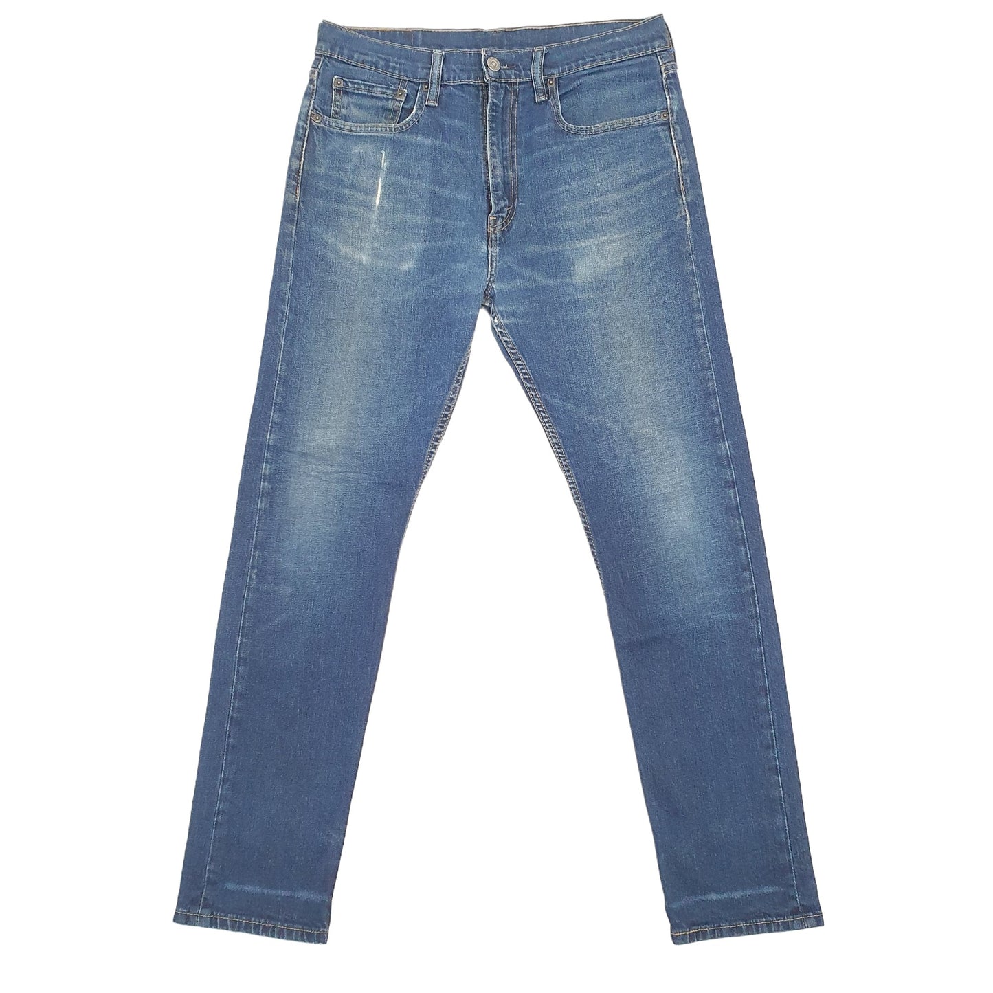 Levis 522 Slim Fit Tapered Jeans W32 L29 Blue