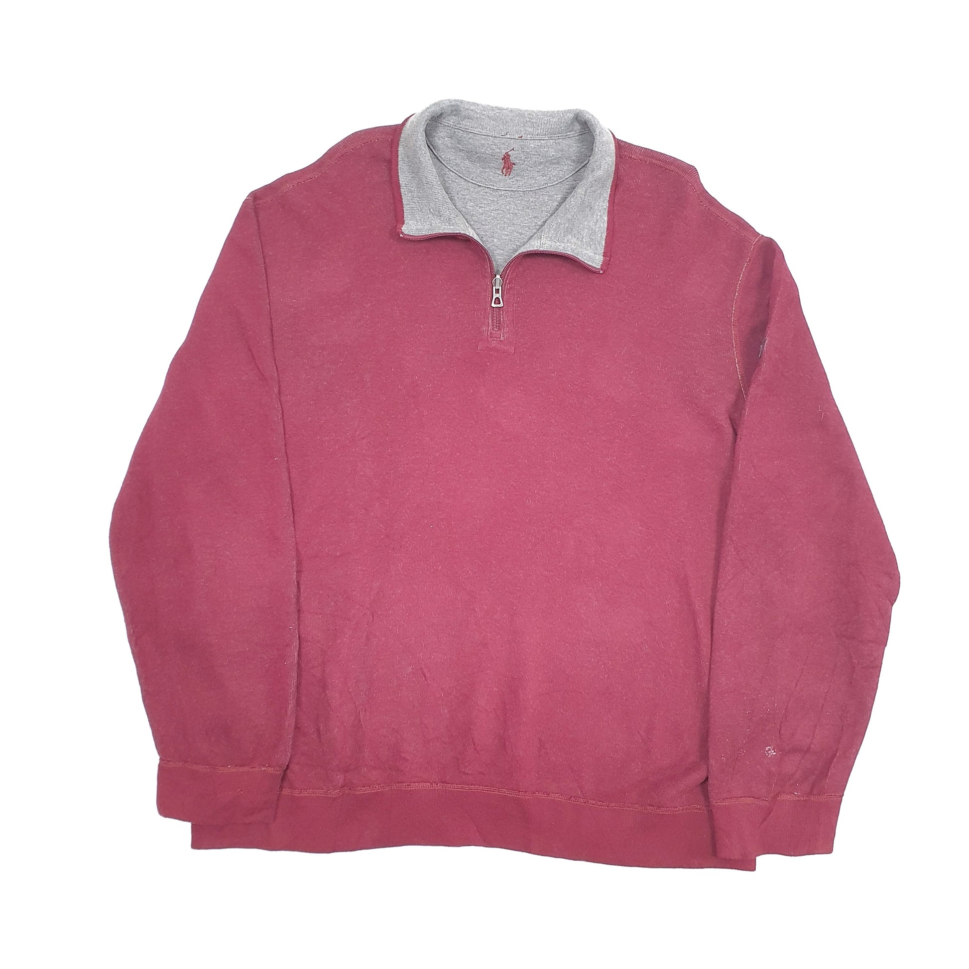 Polo Ralph Lauren Reversable Quarter Zip XXL Burgundy