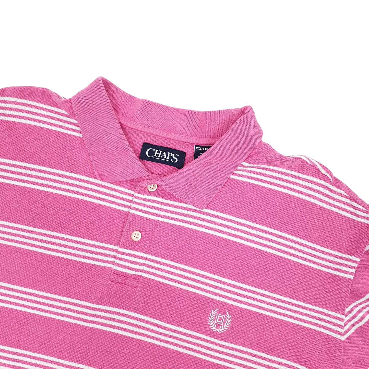 Chaps Short Sleeve Polo Shirt Pink