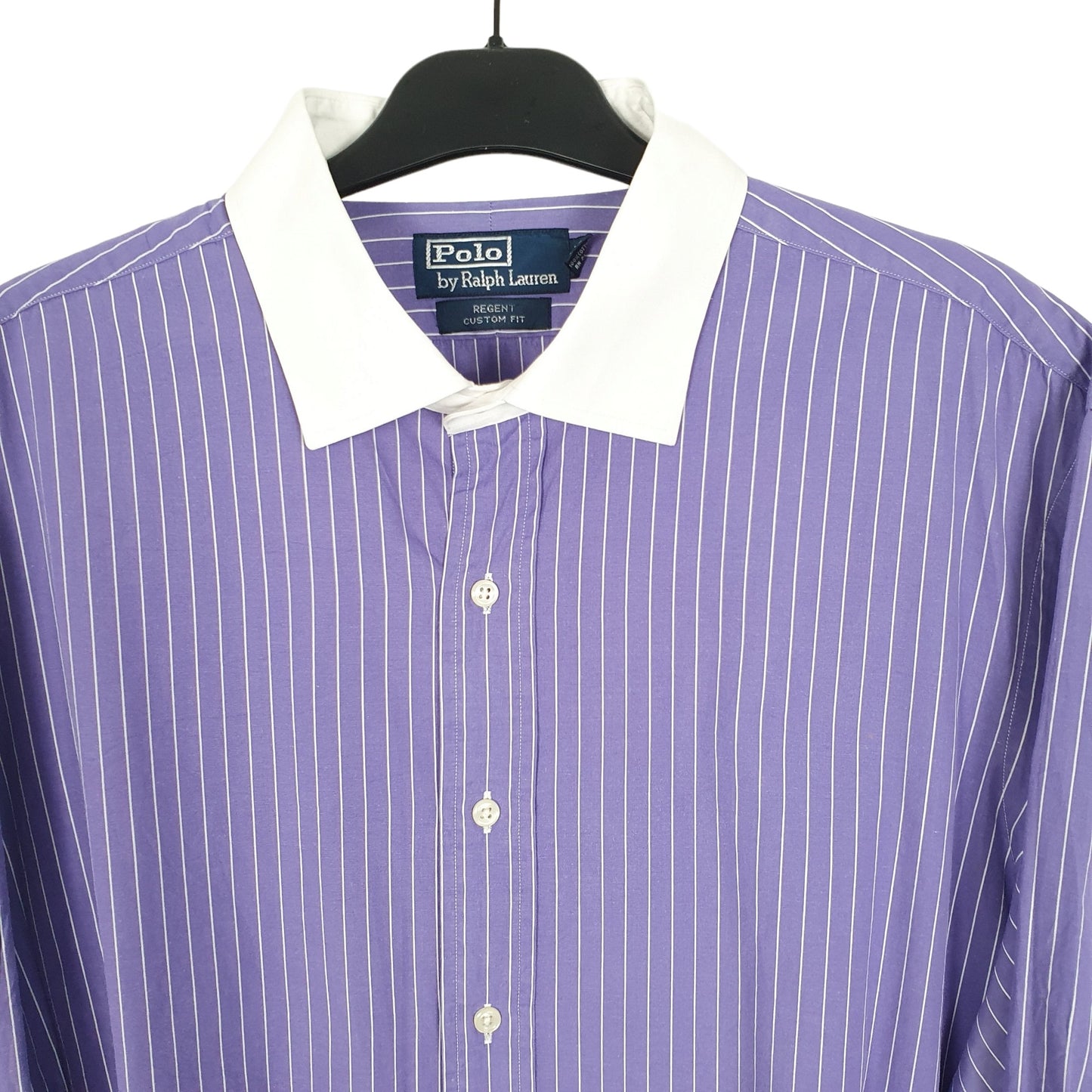 Ralph Lauren Long Sleeve Regular Fit Striped Shirt Purple