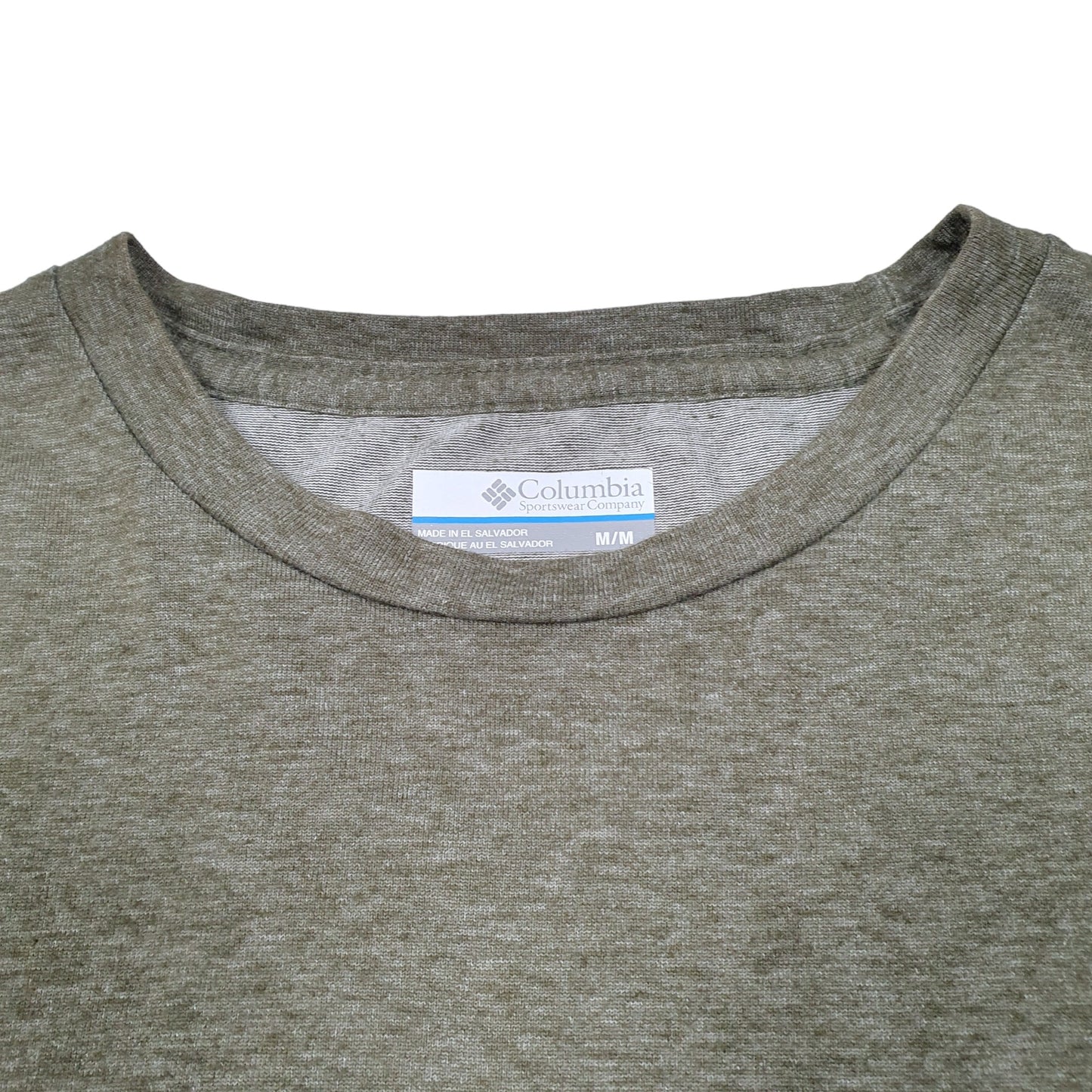 Mens Khaki Columbia Sportswear Blend Active Omni Wick Short Sleeve T Shirt