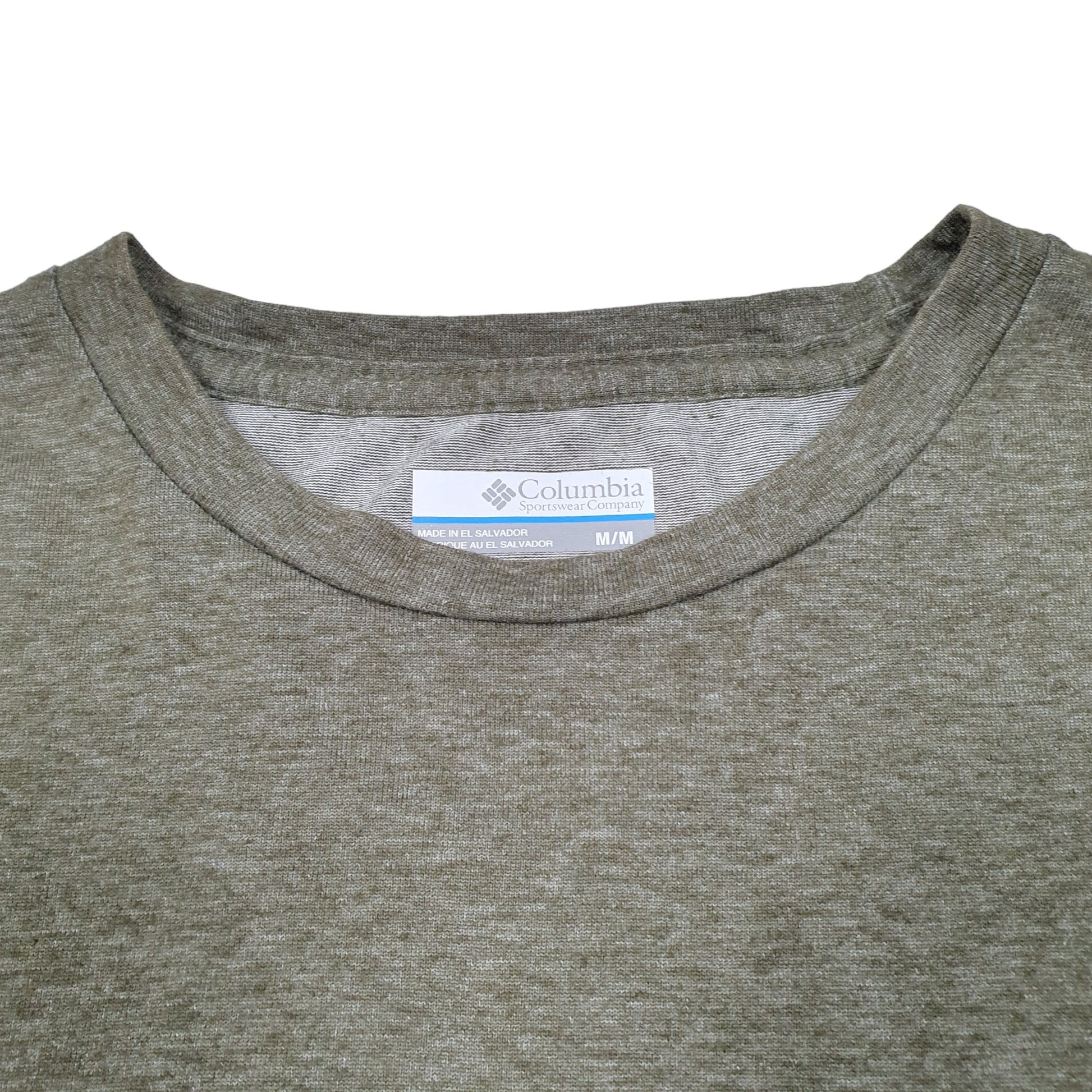 Mens Khaki Columbia Sportswear Blend Active Omni Wick Short Sleeve T Shirt