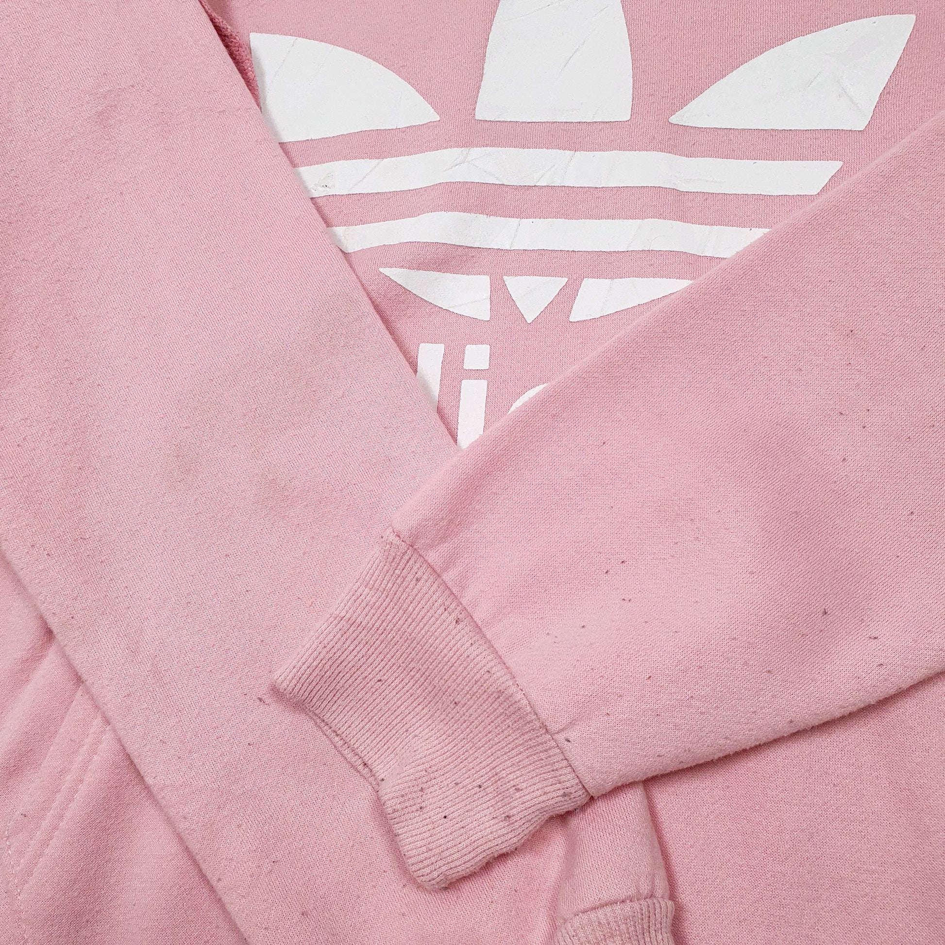 Womens Pink Adidas  Hoodie Jumper
