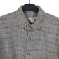 Basic Equipment Flannel Shacket Long Sleeve Regular Fit Check Shirt Brown
