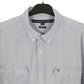 Tommy Hilfiger Short Sleeve Custom Fit Shirt Blue