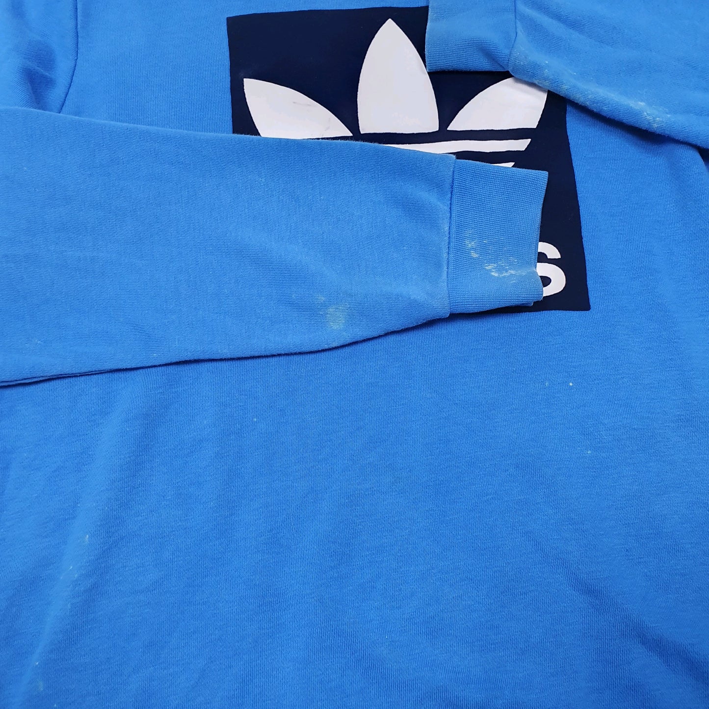 Mens Blue Adidas  Crewneck Jumper