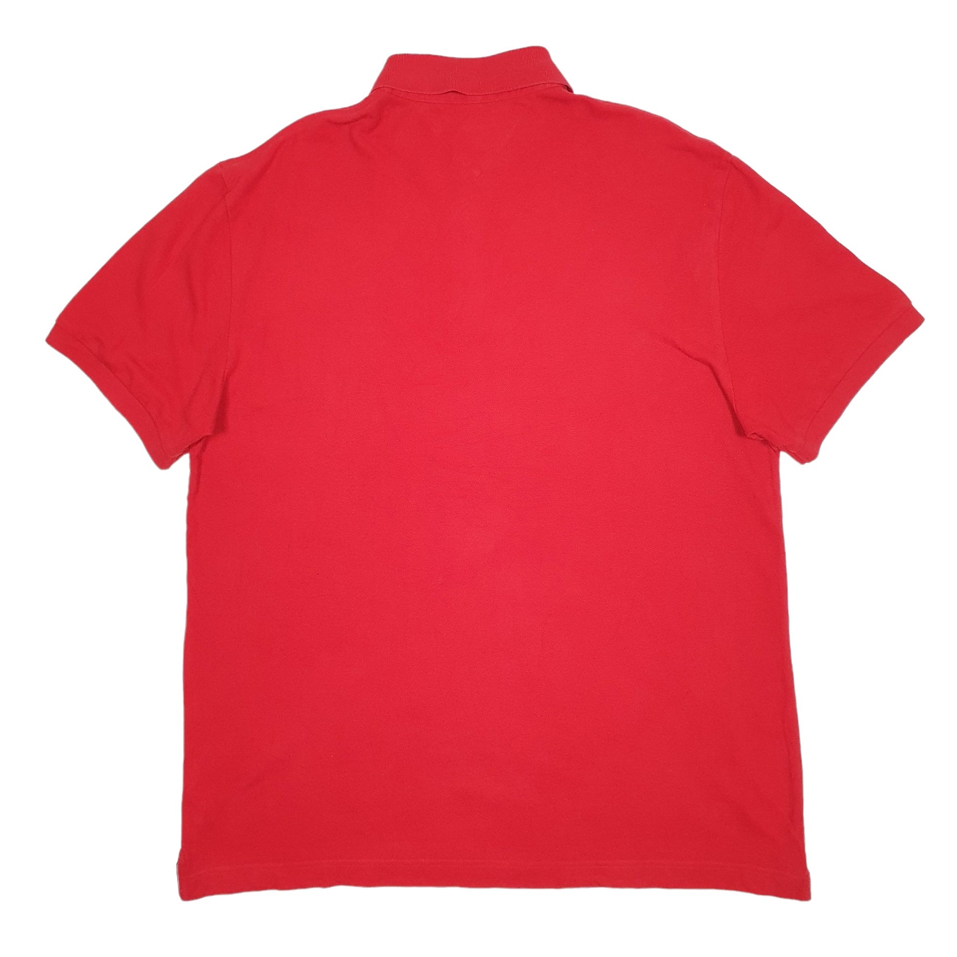 Mens Red Tommy Hilfiger  Short Sleeve Polo Shirt