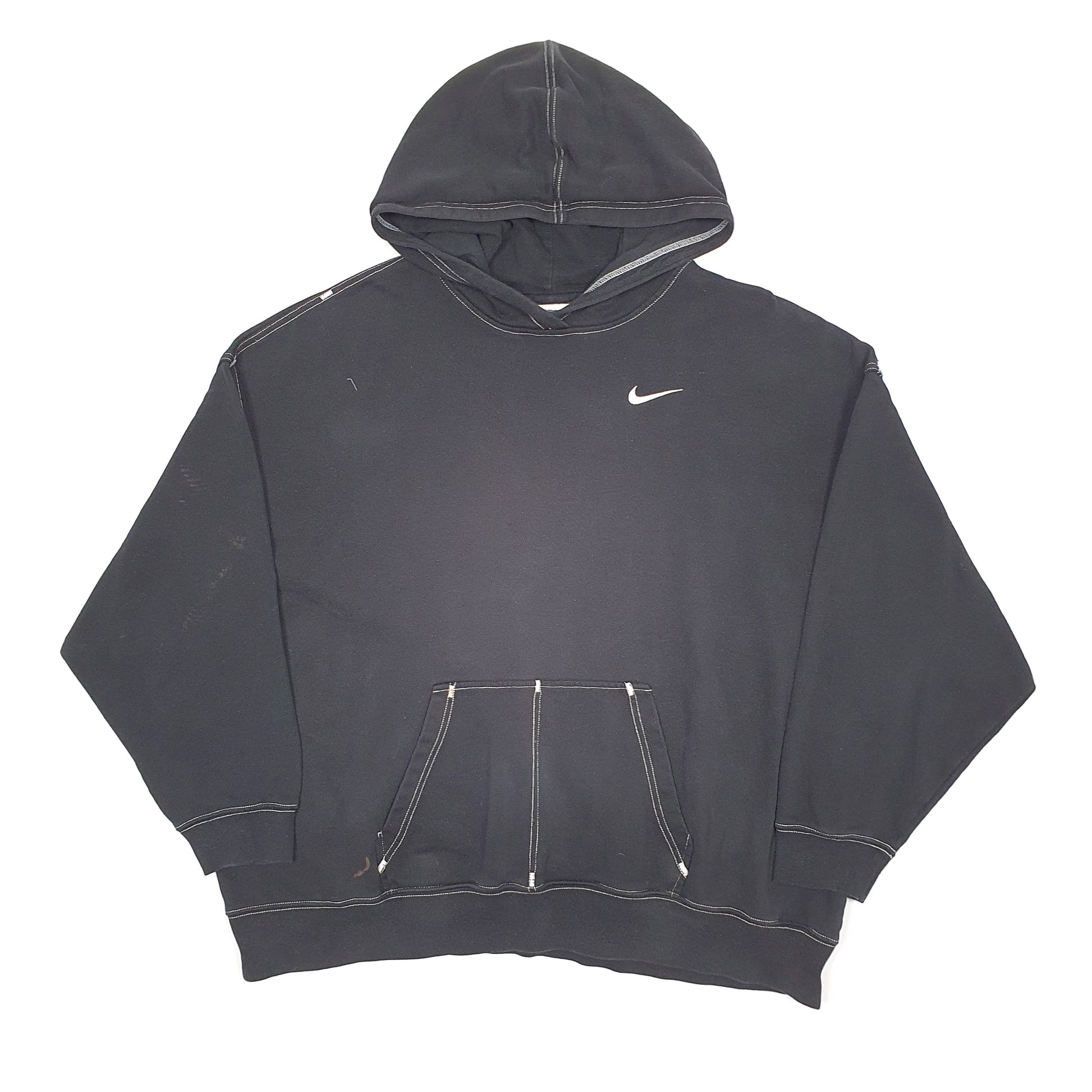 Mens Black Nike Swooshwear Hoodie Jumper