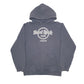 Hard Rock Cafe London Spellout Hoodie M Navy