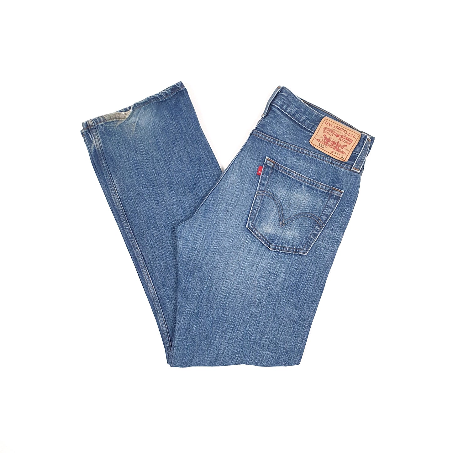 Levis 539 Regular Fit Jeans W33 L32 Blue