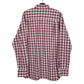 Tommy Hilfiger Long Sleeve Regular Fit Check Shirt Burgundy