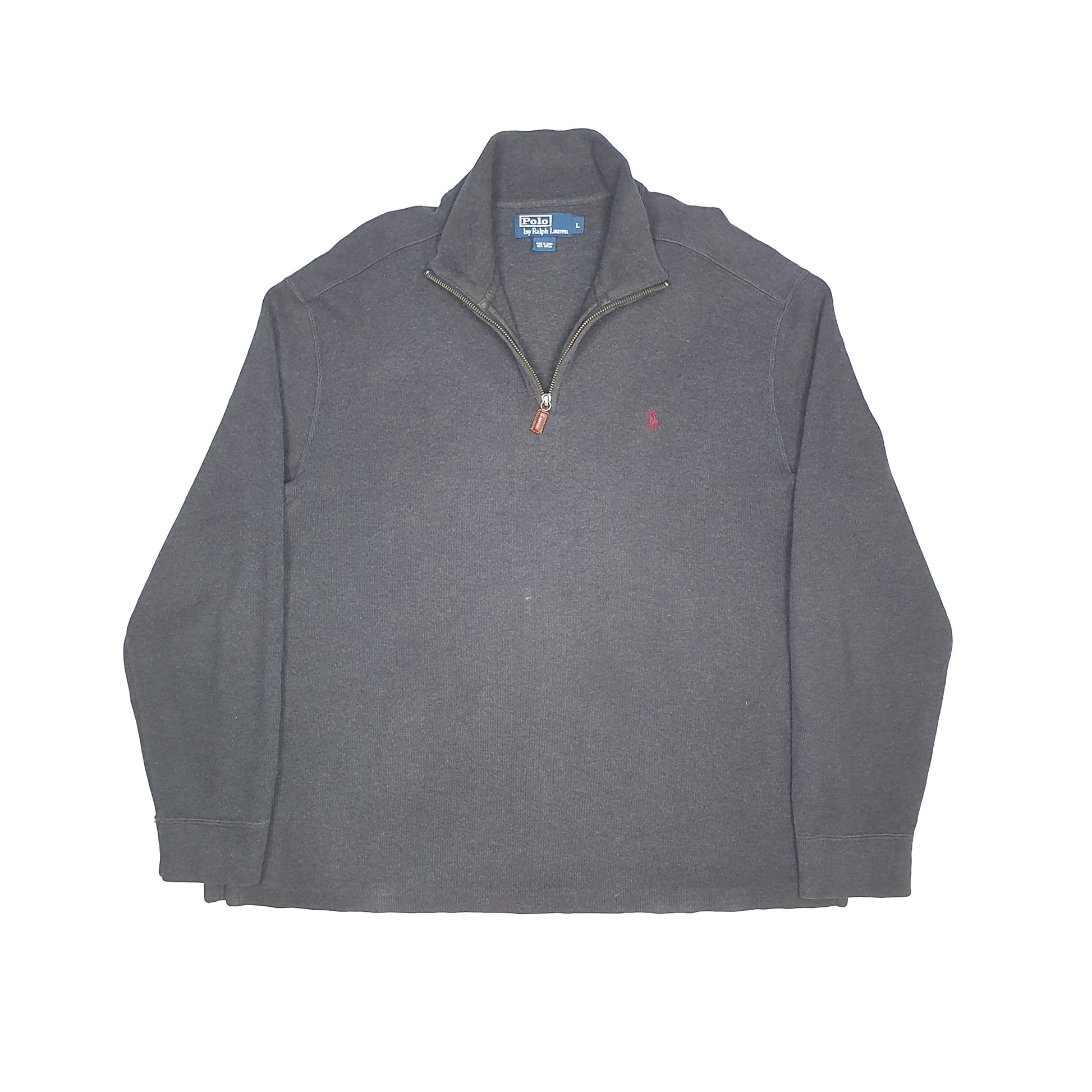 Grey Polo Ralph Lauren Quarter Zip Jumper