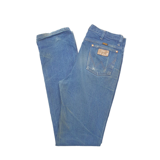 Wrangler Regular Straight Fit Jeans W34 L38 Blue